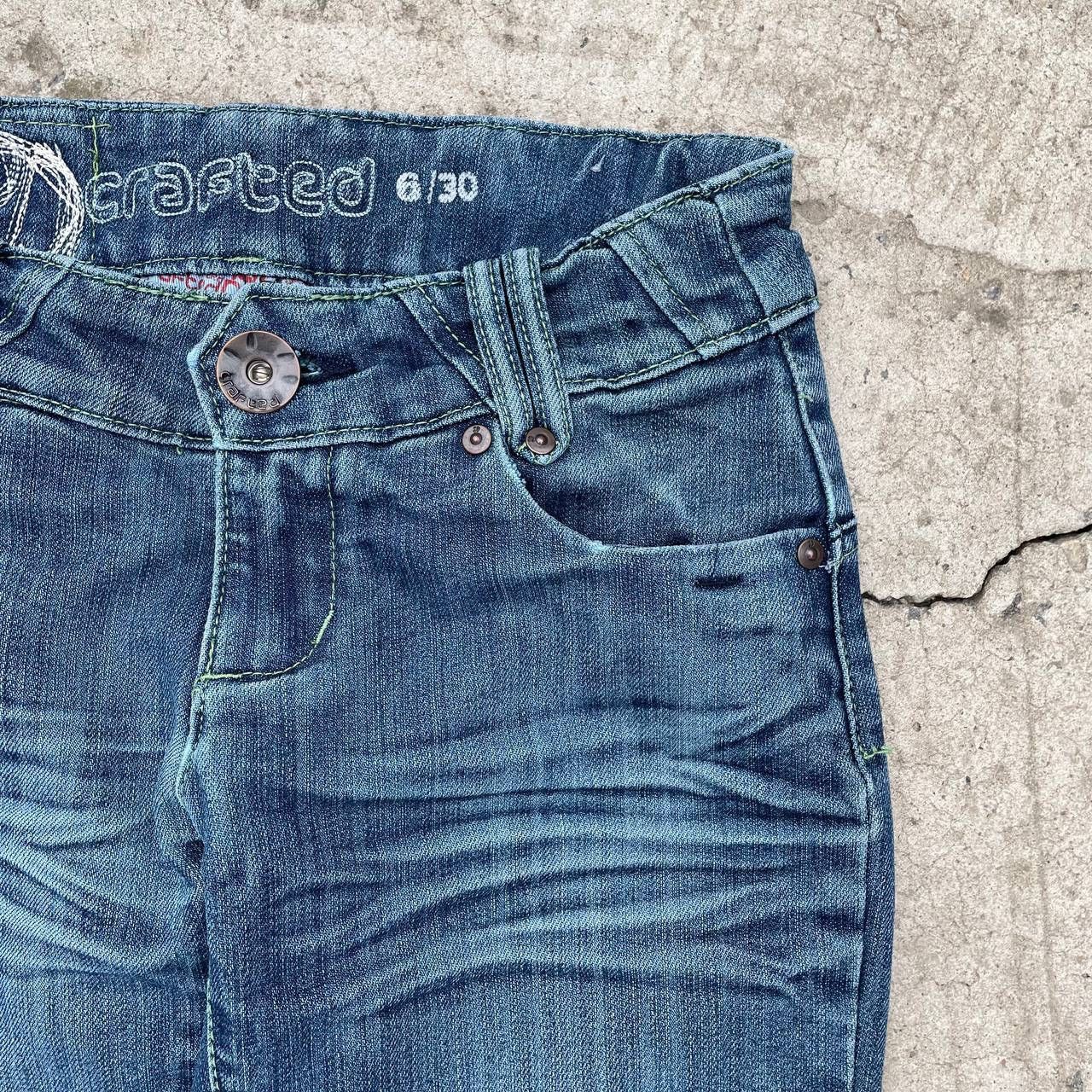 Levi's Made & Crafted Vintage Women’s Jeans Crazy Fit Y2K 00s USA Size 6/30 Size 28" / US 6 / IT 42 - 6 Thumbnail