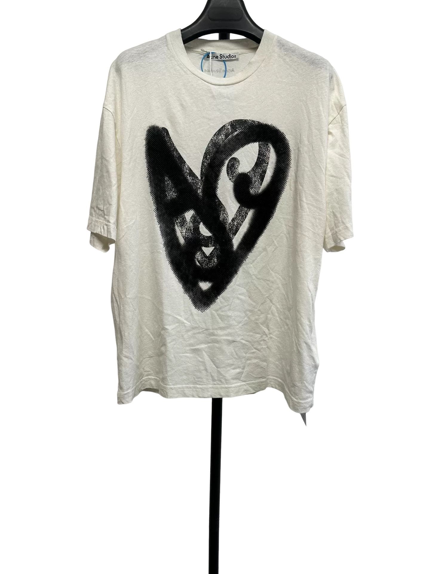 Acne Studios Acne Studios Heart Graphic T-Shirt XS Size US XS / EU 42 / 0 - 1 Thumbnail
