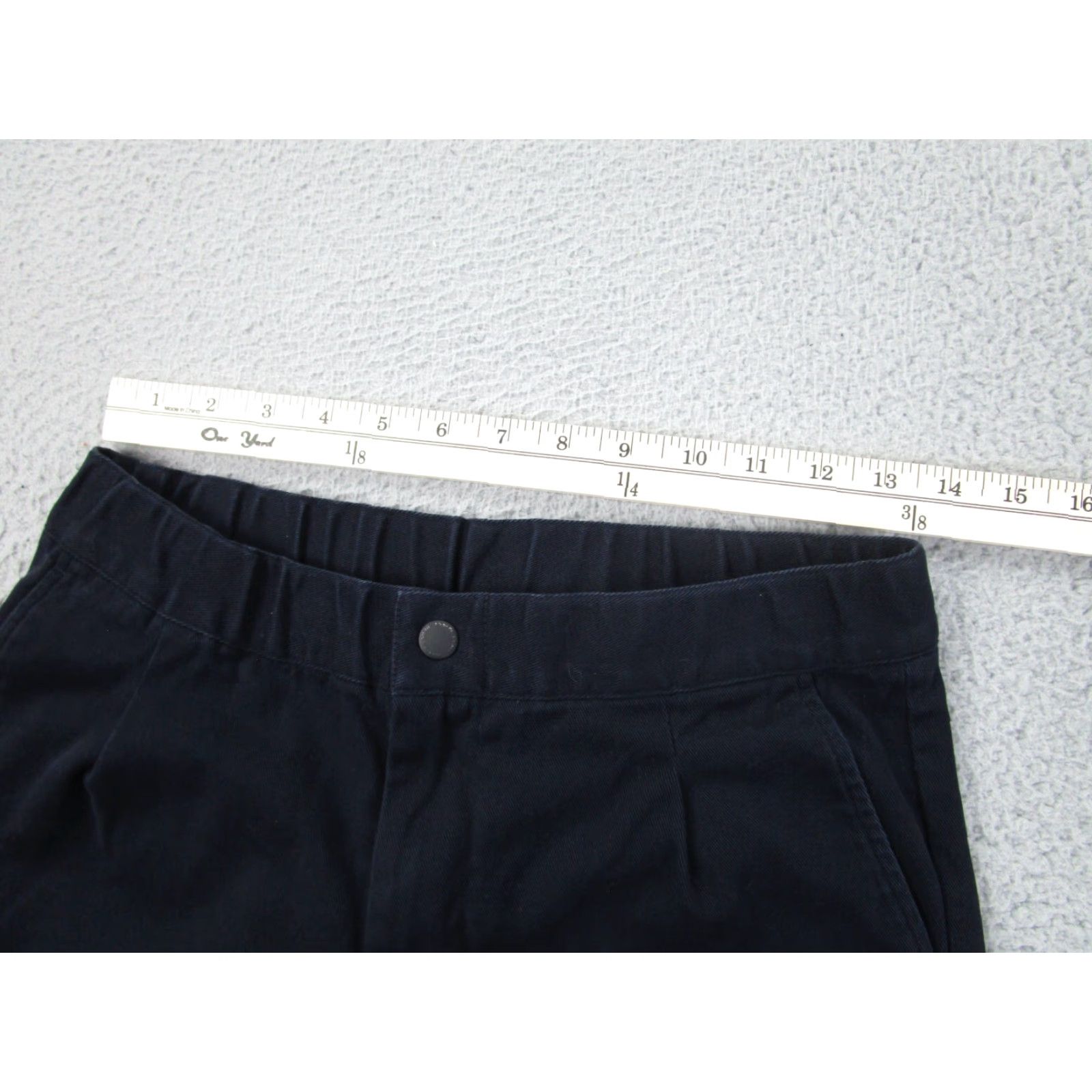Paul Smith Paul Smith Pants Mens 28 Blue Chino Casual Preppy Regular Belt Loops Pleated Cuffed Straight Rise 10-12in Cotton Spandex Size US 28 / EU 44 - 5 Thumbnail