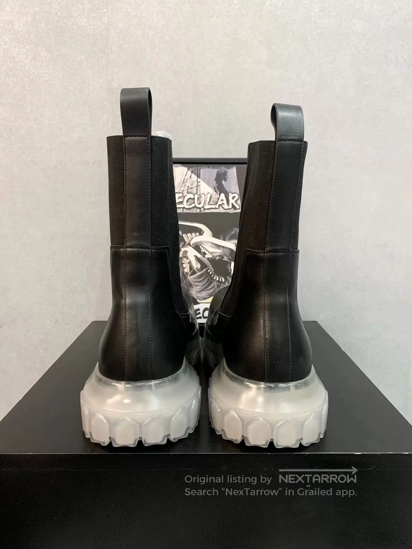 Rick Owens Rick Owens Tractor High-Top Leather Boots. Size US 9 / EU 42 - 7 Thumbnail