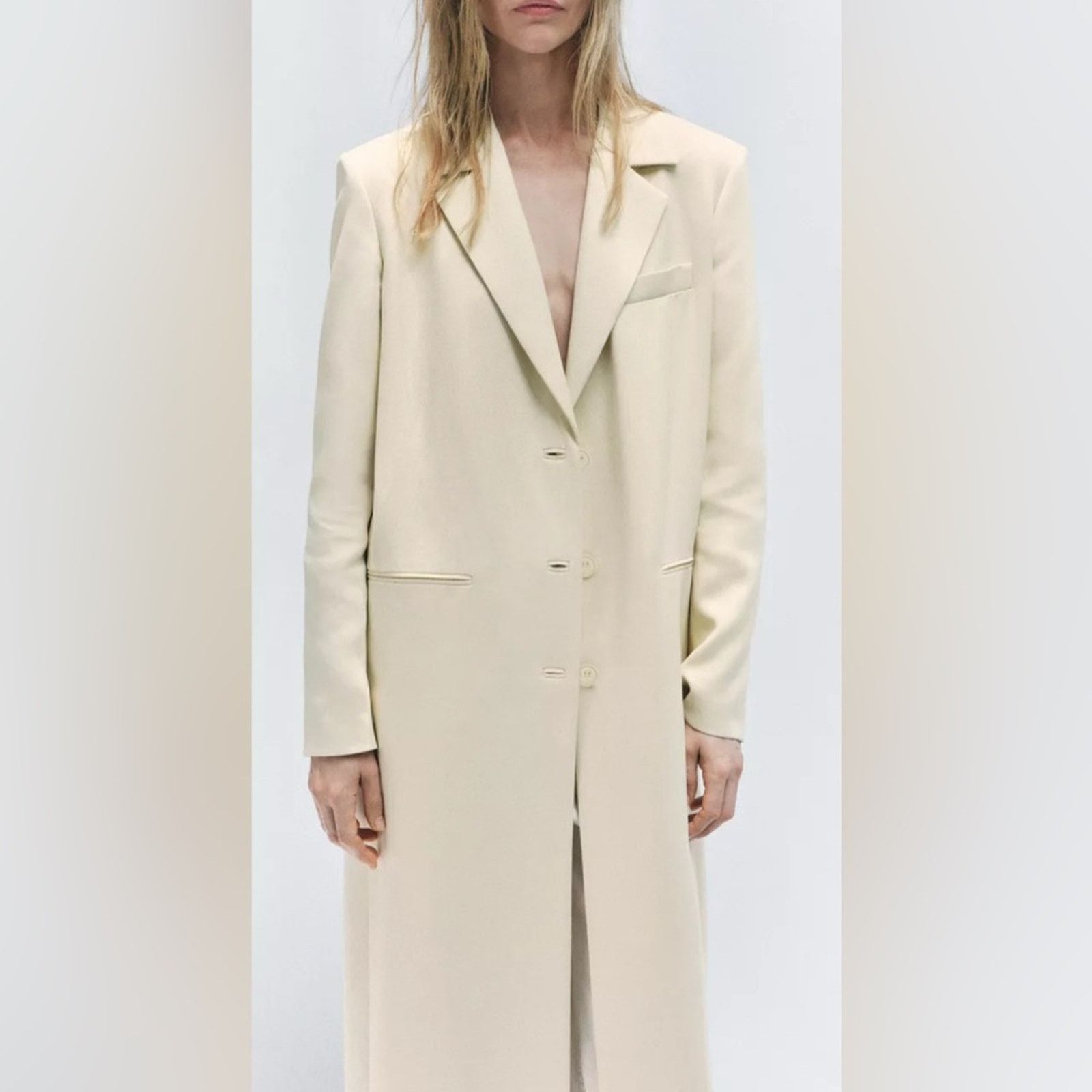 Zara NWT- Zara- ZW Collection Limited Edition Long Frock Coat-M Size M / US 6-8 / IT 42-44 - 2 Thumbnail