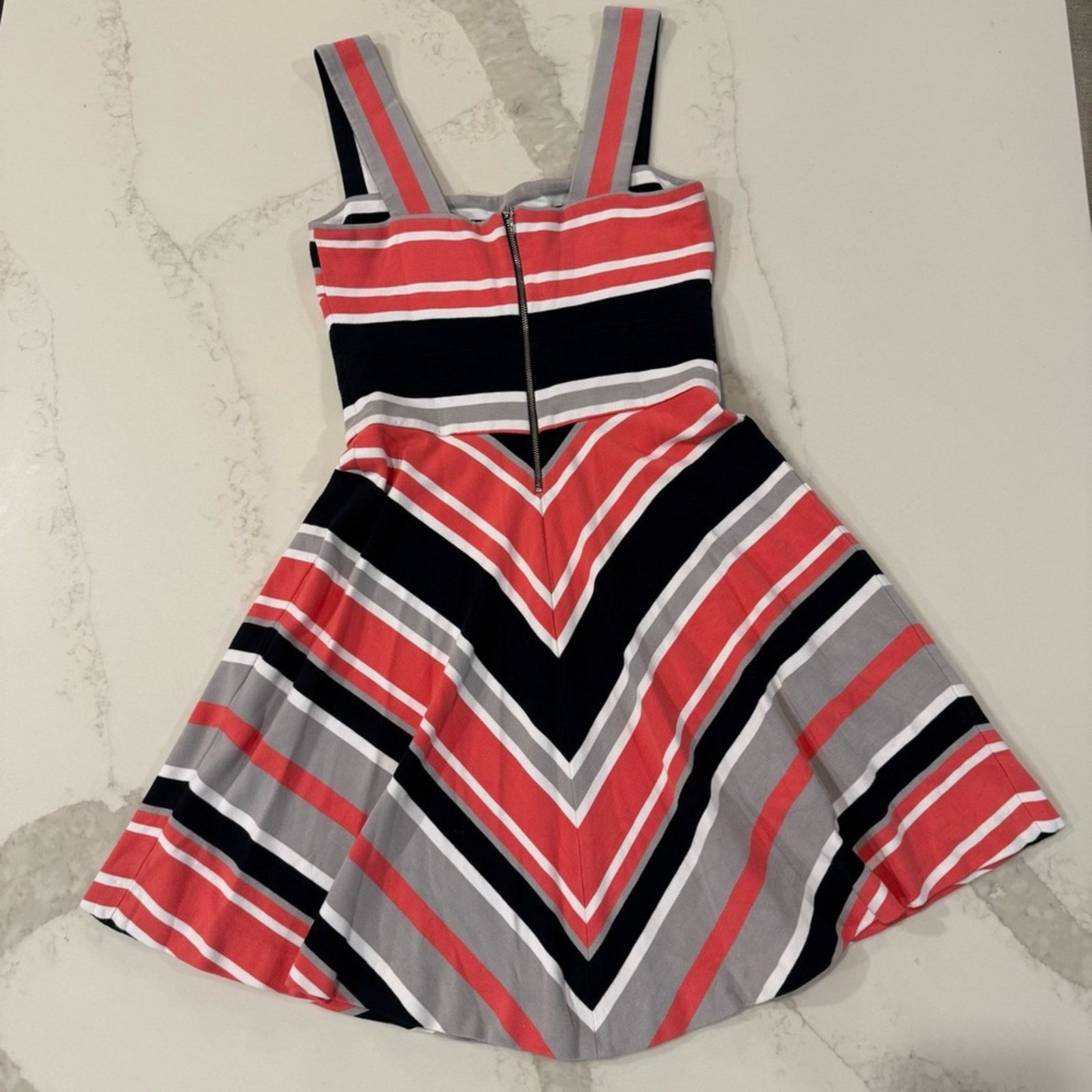 Banana Republic Banana Republic Milly Collection FitFlare MiniDress Womens 0 Size XS / US 0-2 / IT 36-38 - 6 Thumbnail