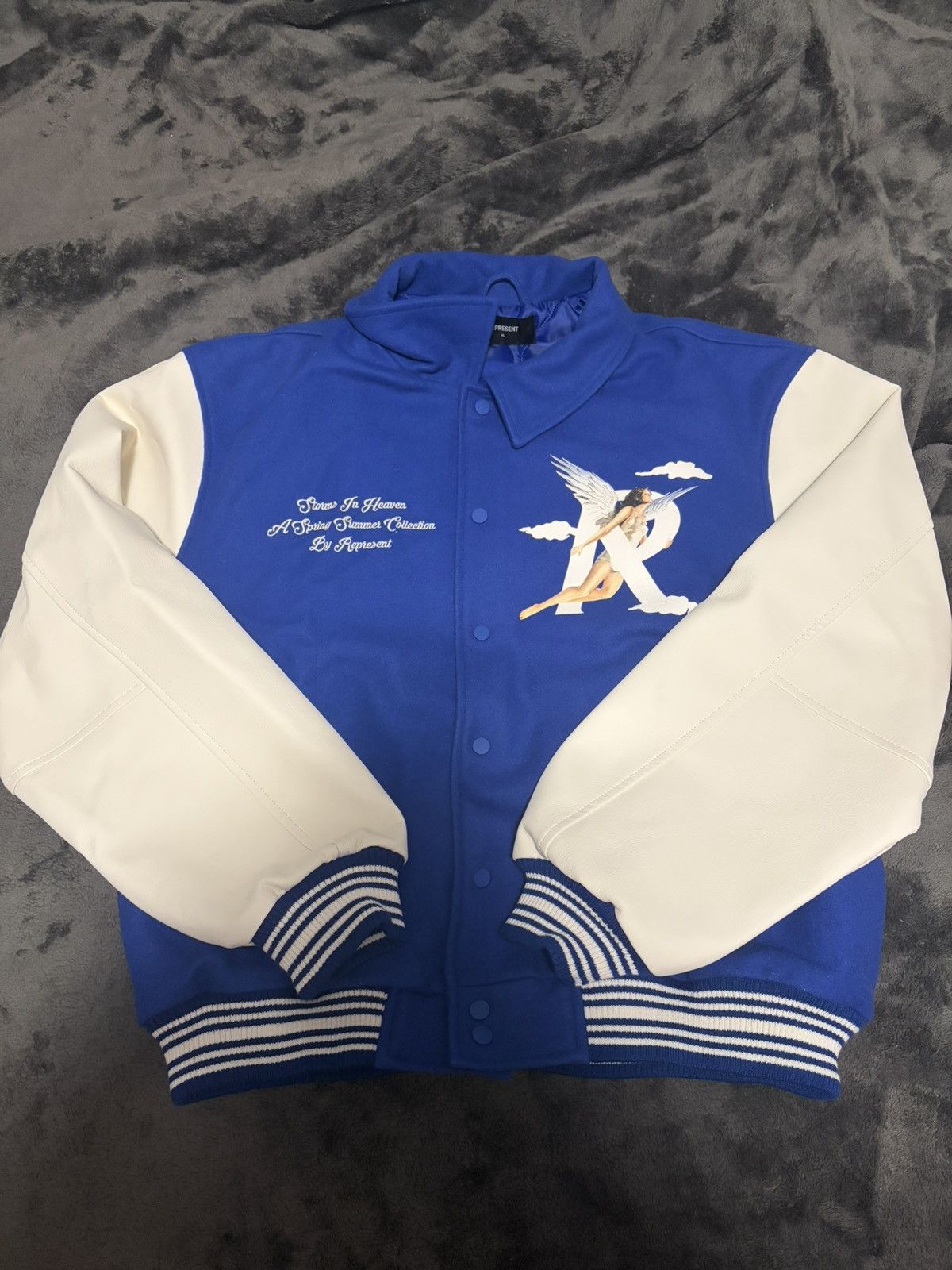 Represent Clo. Represent Storms In Heaven Varsity Jacket Size US XL / EU 56 / 4 - 1 Thumbnail