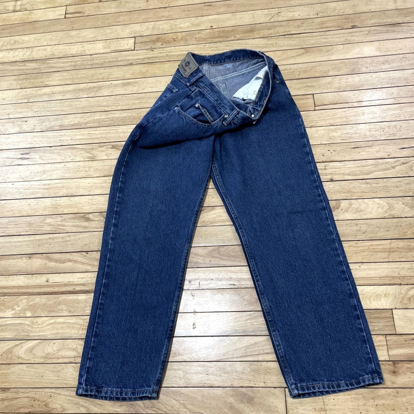 Wrangler VINTAGE Wrangler Jeans Mens 34x29 Blue Classic Straight Western Cowboy Denim 34 976T1DR Size US 34 / EU 50 - 2 Thumbnail