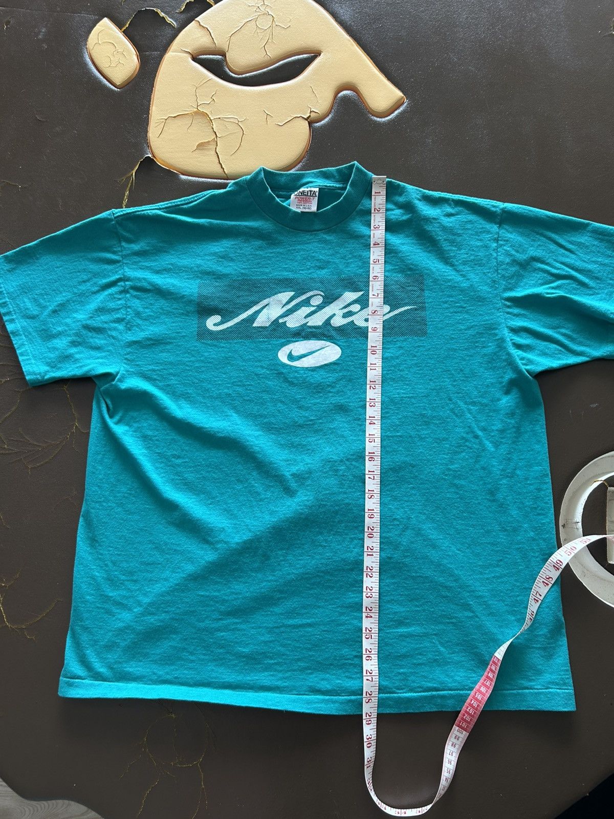 Nike Vintage 90s Nike Single Stitch Spell out tee Size US XL / EU 56 / 4 - 7 Thumbnail