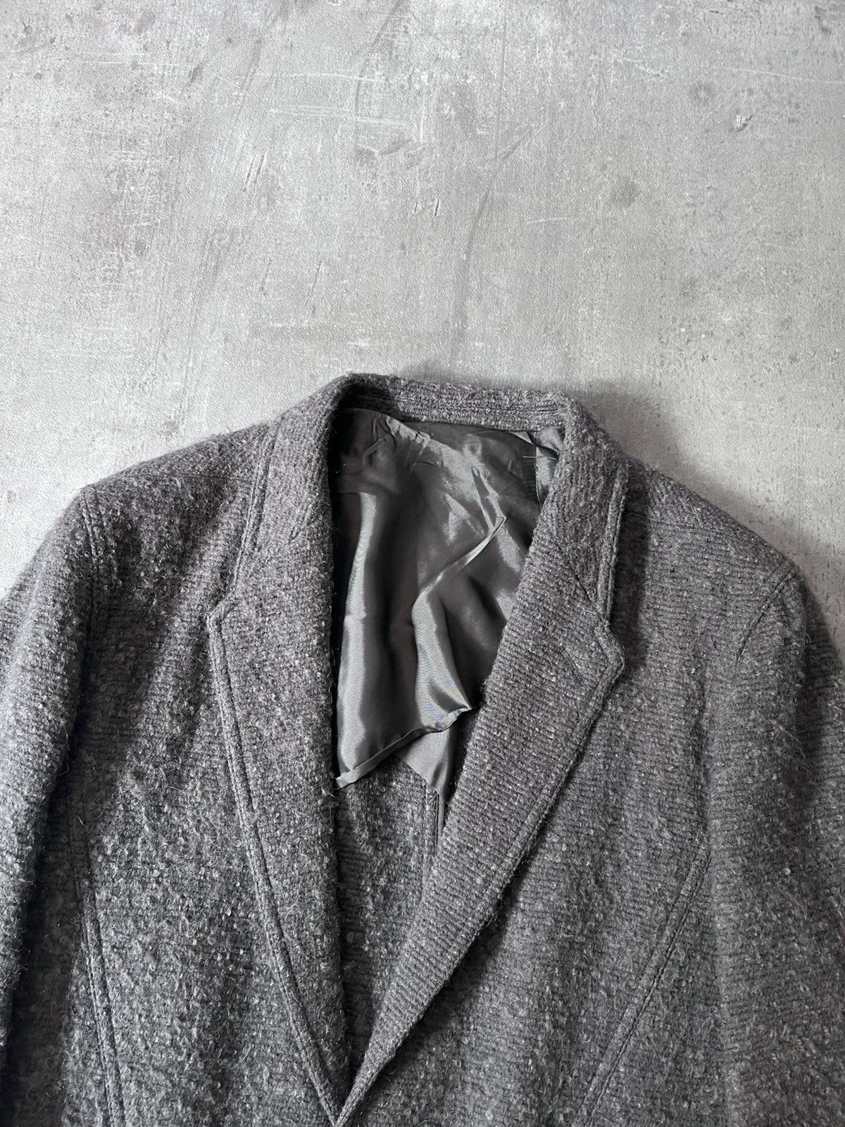 Rick Owens Rick Owens A/W 2015 grey coat wool mohair Size US M / EU 48-50 / 2 - 7 Thumbnail