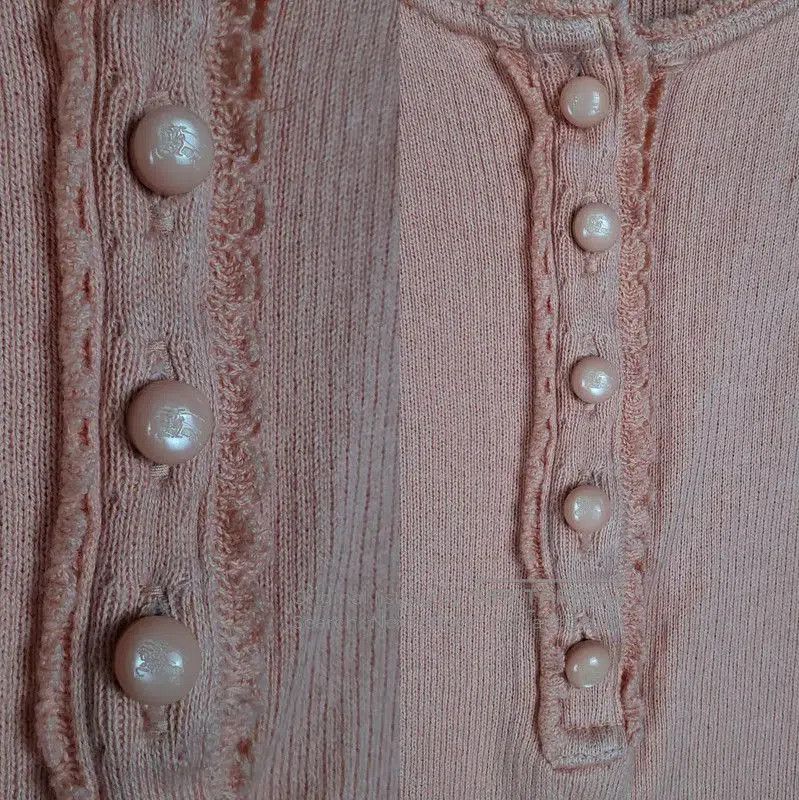Burberry Burberry Coral Pink Embroidered Logo Long Sleeve Top. Size S / US 4 / IT 40 - 7 Thumbnail