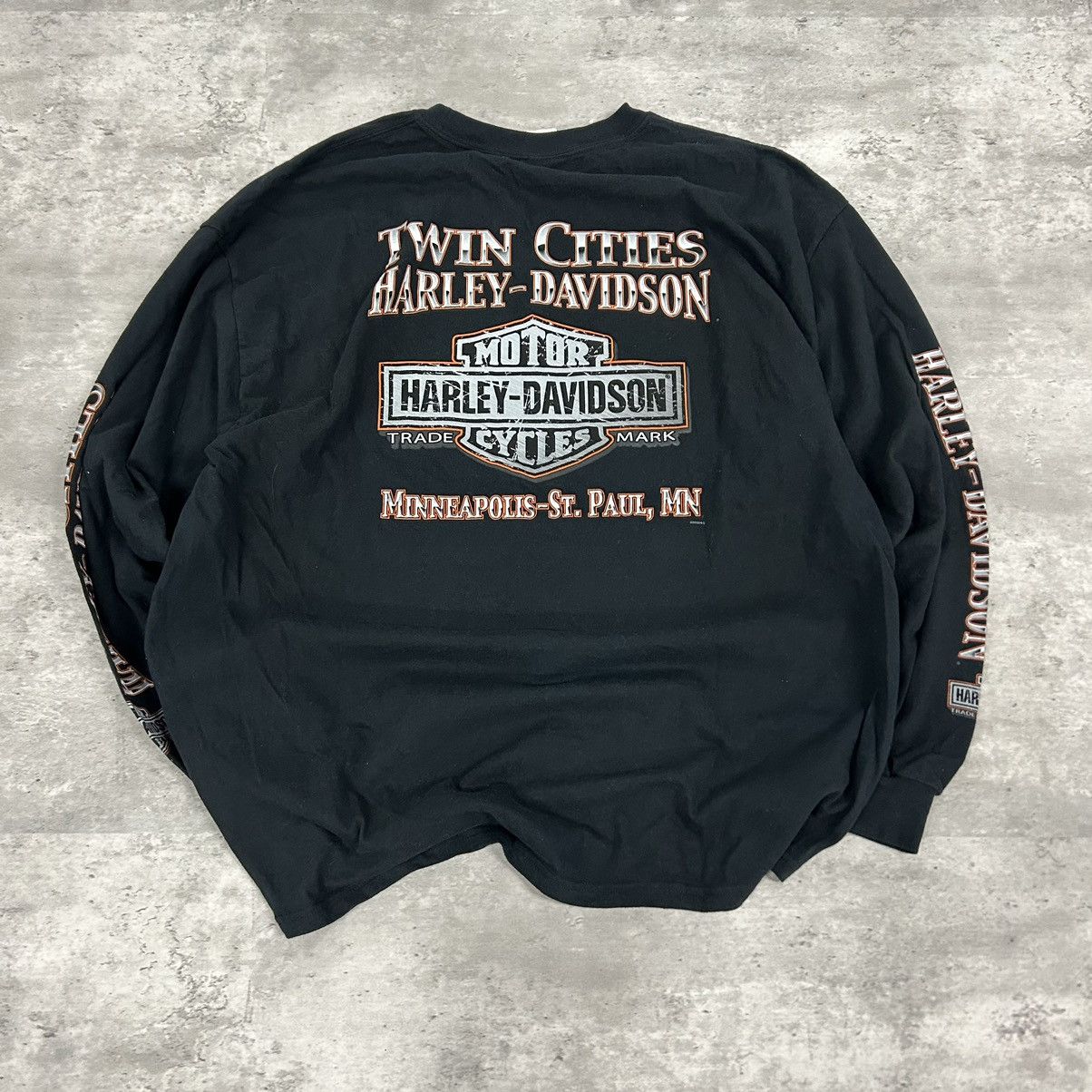 Harley Davidson Vintage Harley Davidson long sleeve graphic t shirt sz xxl Size US XXL / EU 58 / 5 - 4 Thumbnail