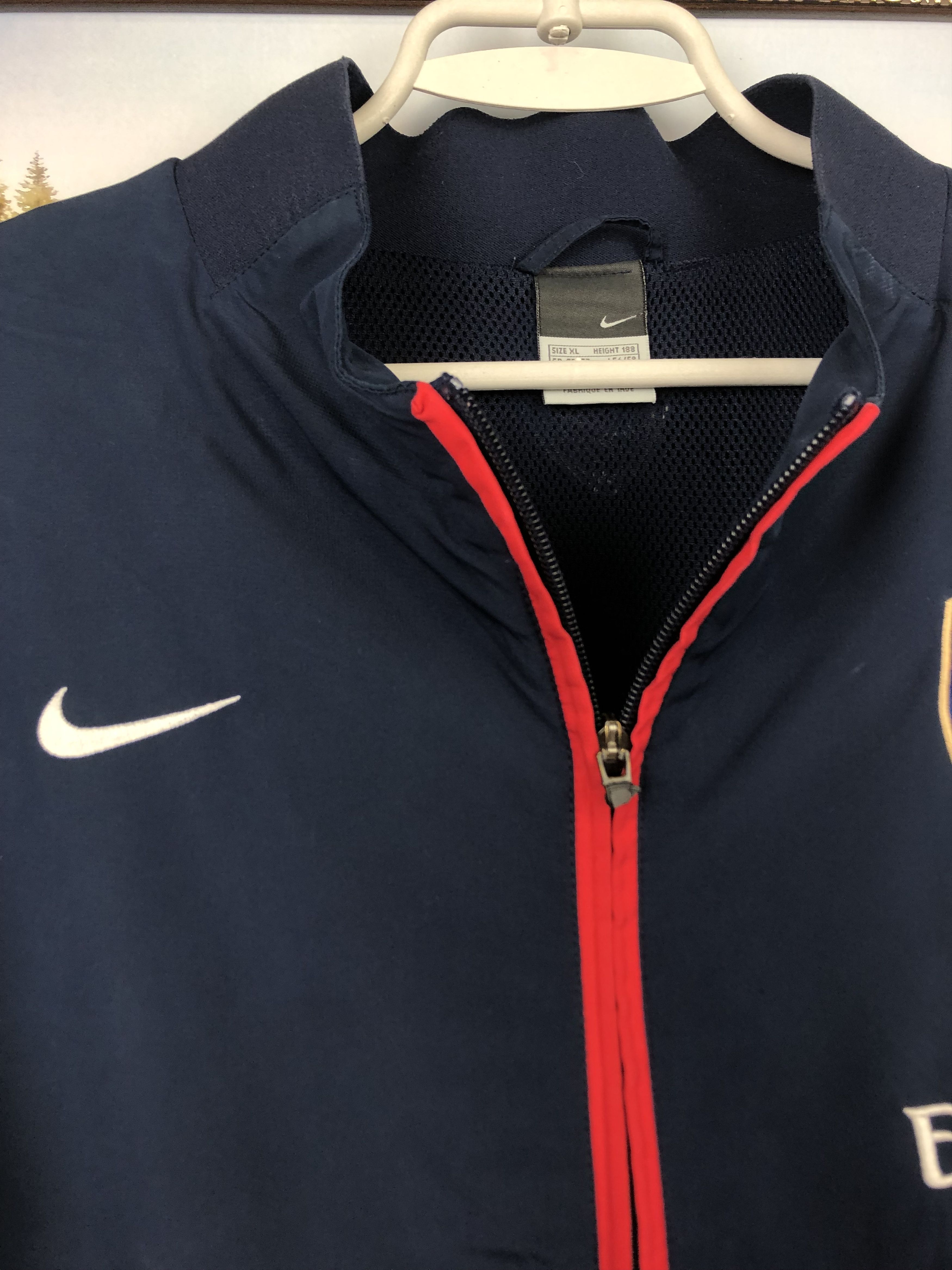 Nike Vintage Nike Arsenal Football Jacket Soccer Track Top Mens Size US XL / EU 56 / 4 - 4 Thumbnail