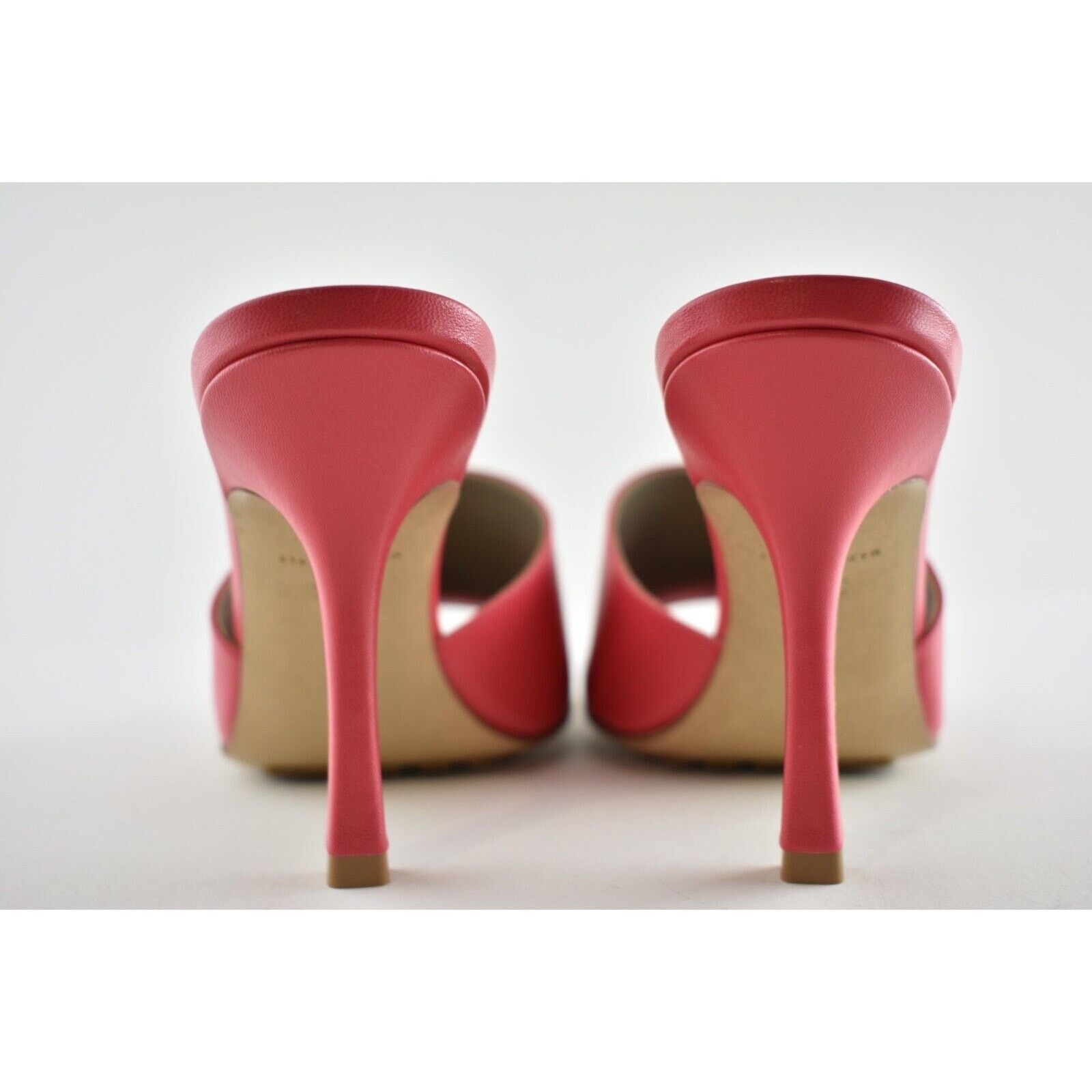 Bottega Veneta Stretch Square Toe Pink Backless Sandal Heel Pump 39 Size US 9 / IT 39 - 10 Thumbnail