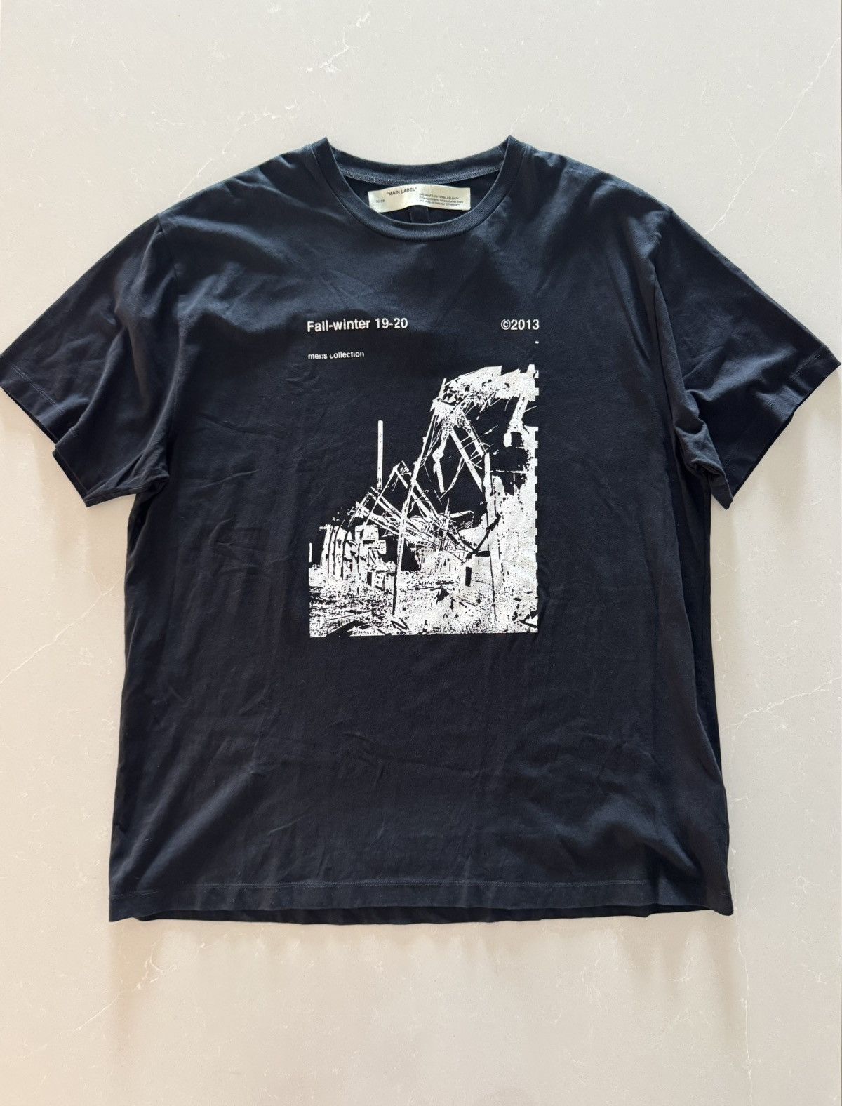 Off-White Off-White Ruined Factory T-Shirt SS19 Size US S / EU 44-46 / 1 - 3 Thumbnail