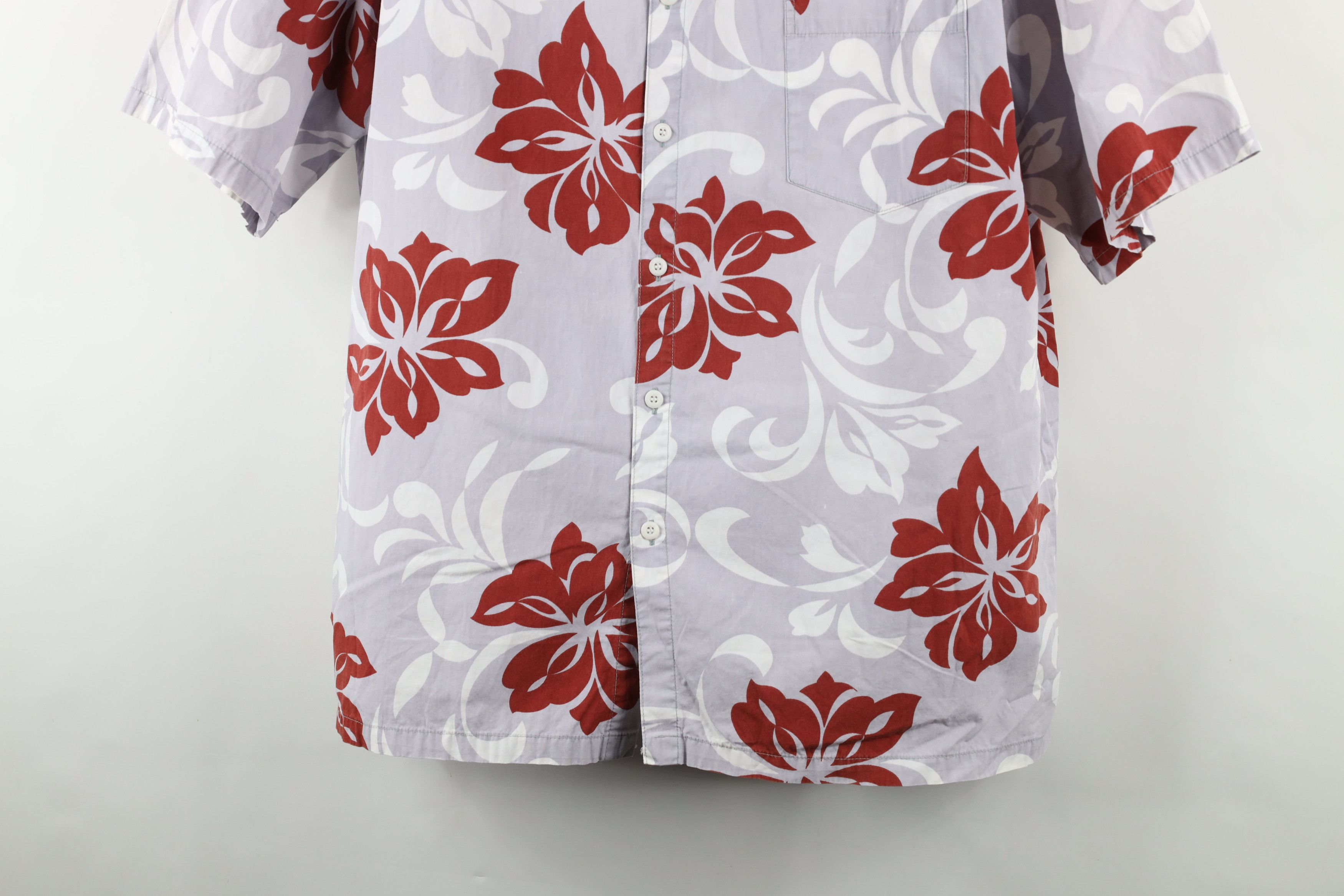 Vintage Vintage 90s Ohio State University Hawaiian Button Shirt Size US XXL / EU 58 / 5 - 3 Thumbnail