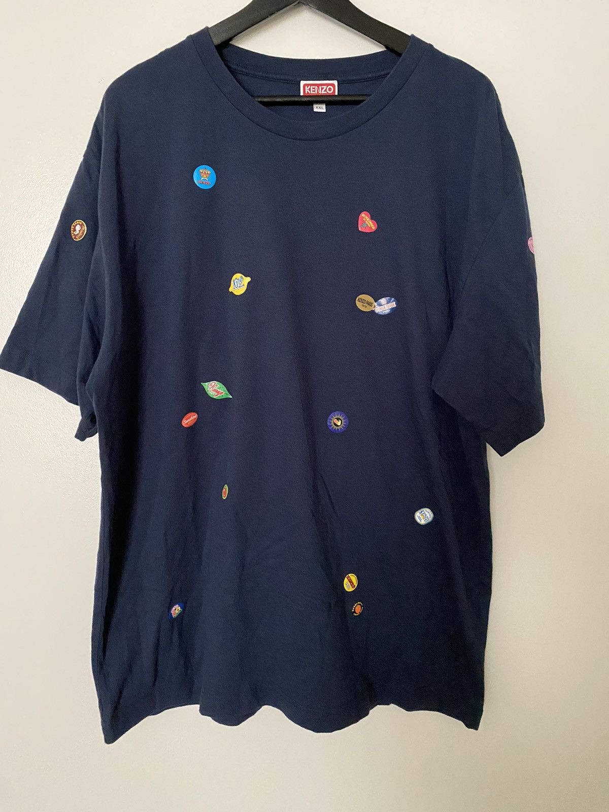 Kenzo Kenzo Fruit Stickers Classic T-shirt XXL Size US XXL / EU 58 / 5 - 1 Thumbnail
