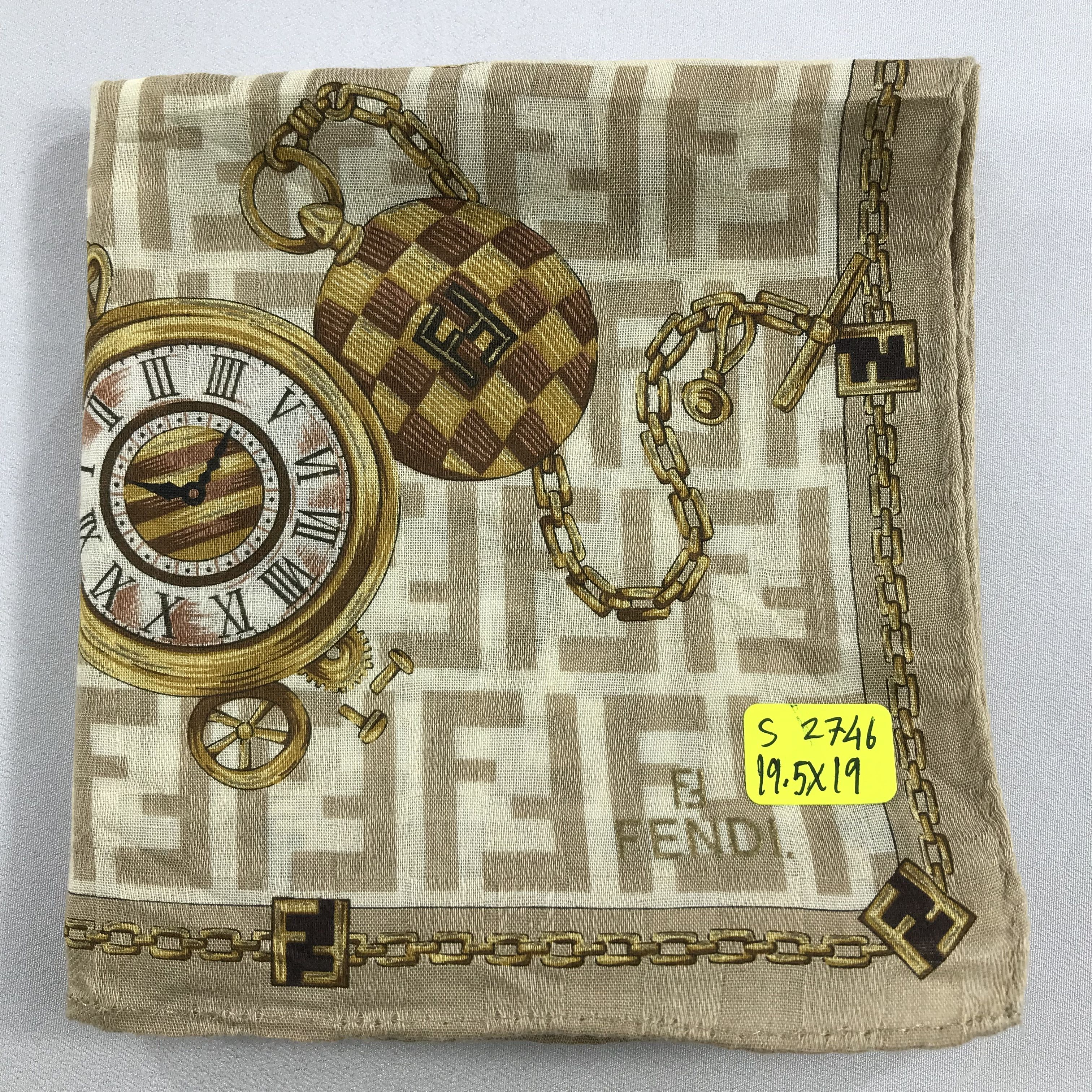 Vintage Vintage Fendi Bandana / Handkerchief / Neckerchief - S2746A Size ONE SIZE - 5 Thumbnail