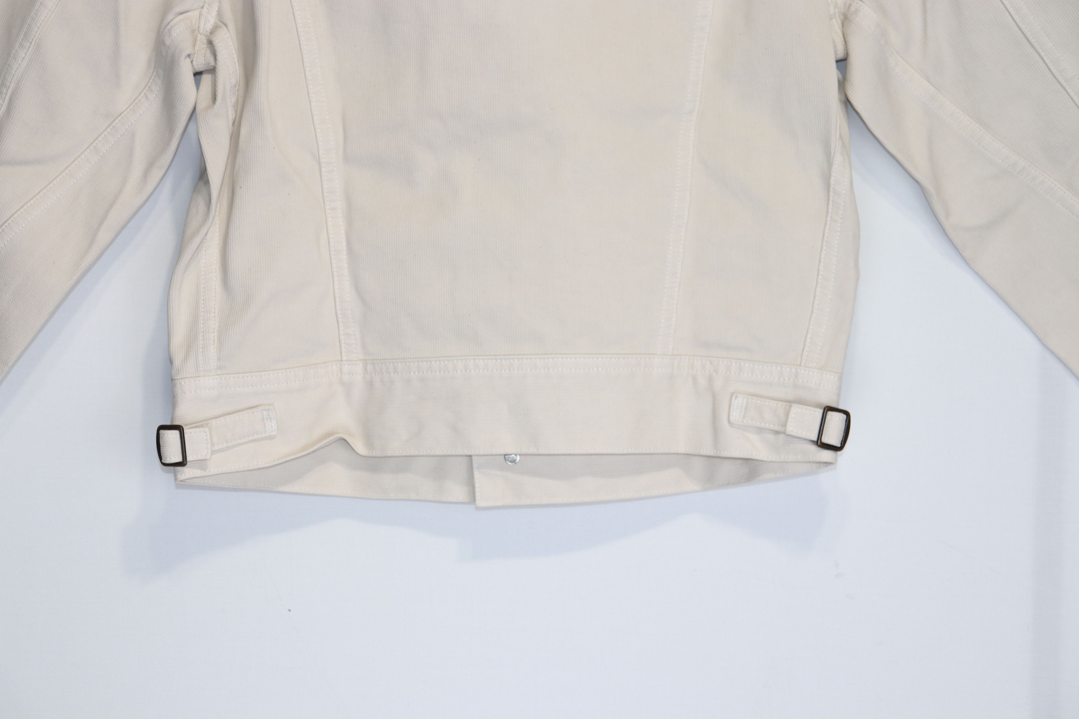 Tom Ford o1rshd1 Denim Jacket in Ivory Size US M / EU 48-50 / 2 - 9 Thumbnail