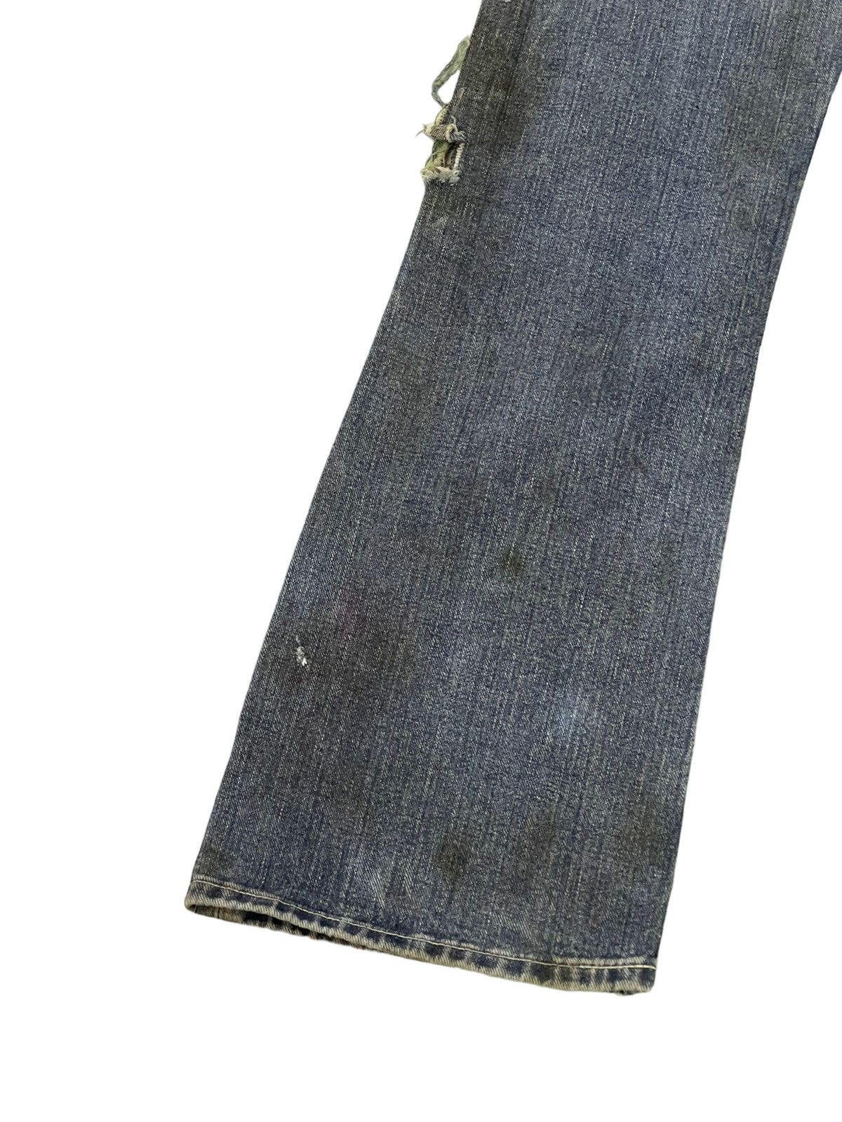 Lee Flare Jeans Lee Japan Dirty Distress Boot Cut 7🟦8 Size US 33 - 17 Thumbnail