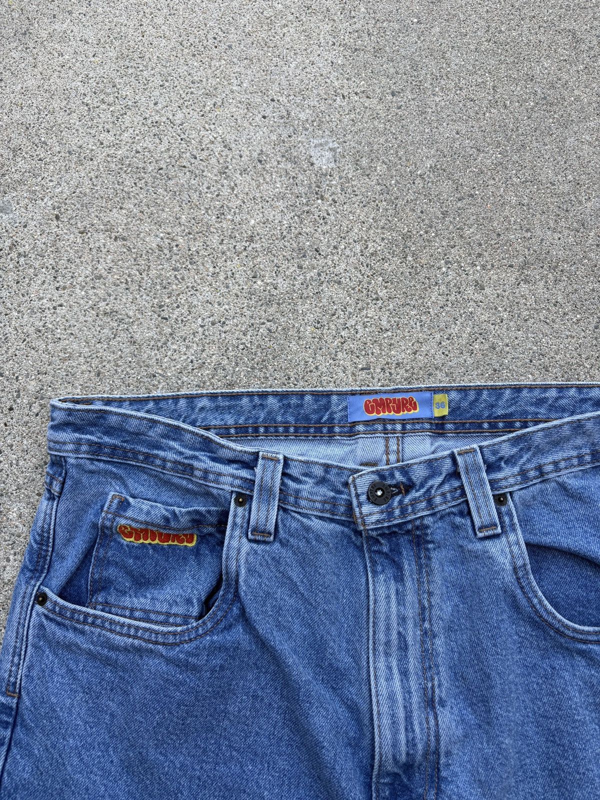 Empyre × Vintage × Zumiez Vintage Empyre Medium Indigo Baggy Fit Pants Size 36 Size US 36 / EU 52 - 3 Thumbnail