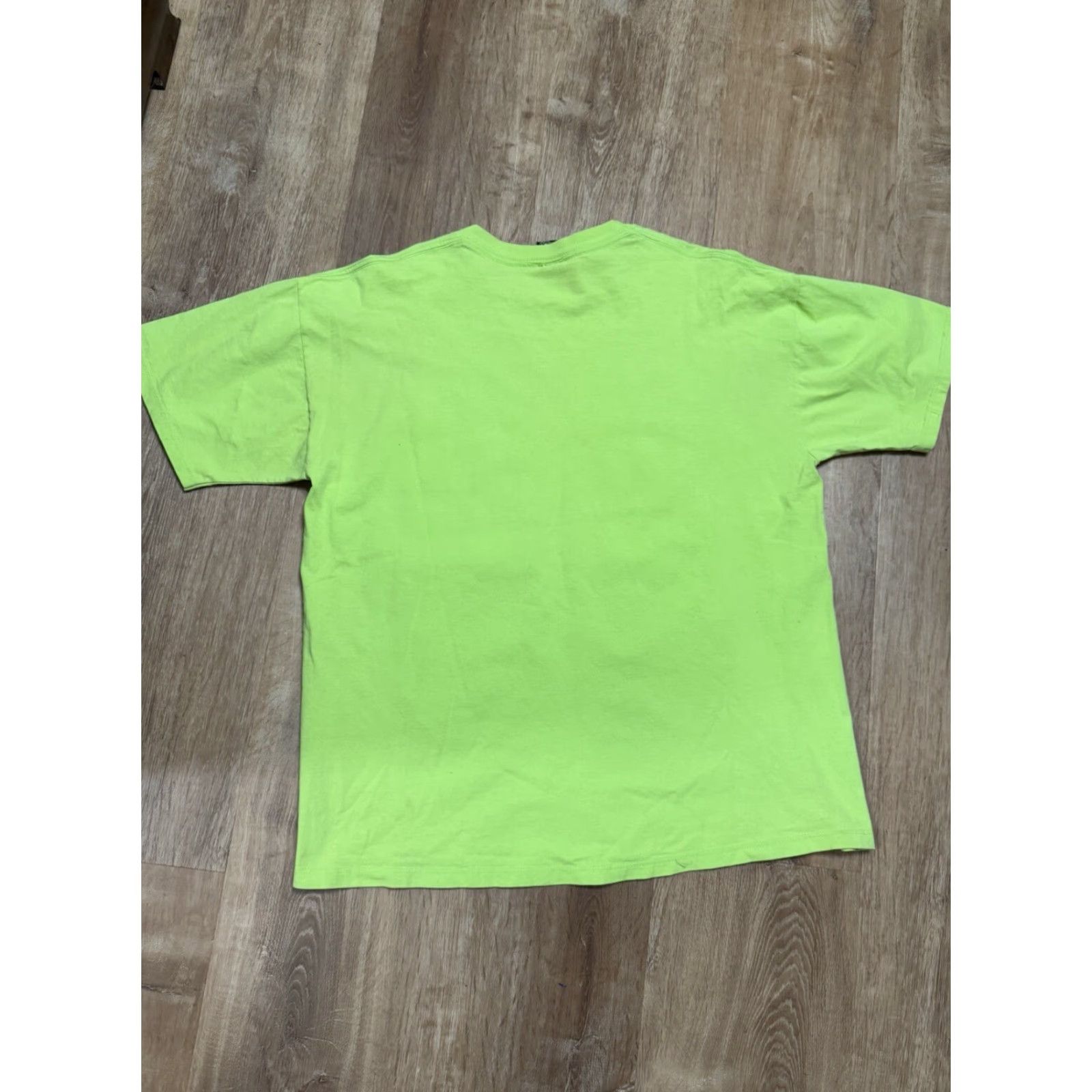 Mickey Unlimited VINTAGE Mickey Unlimited Mickey Mouse AOP Shirt Mens XL Neon Green 90s Cartoon Green Mens XL Mickey Mouse Size US XL / EU 56 / 4 - 2 Thumbnail