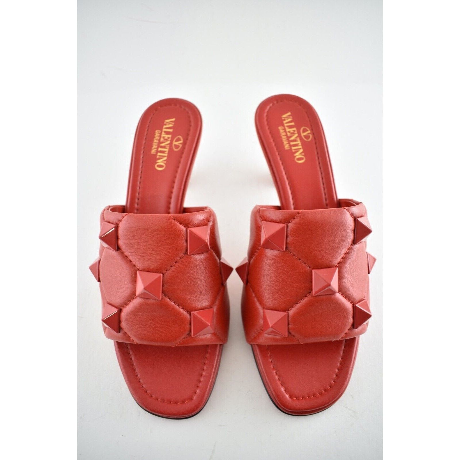 Valentino Rockstud Roman Stud Backless Mule Slide Heel Sandal 36.5 Size US 6.5 / IT 36.5 - 7 Thumbnail
