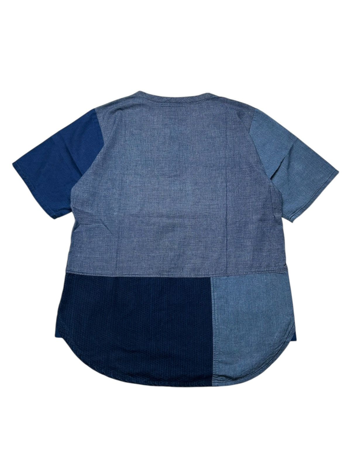 FDMTL FDMTL TOKYO fundamental Pullover Patchwork Shirt Indigo Size US M / EU 48-50 / 2 - 4 Thumbnail