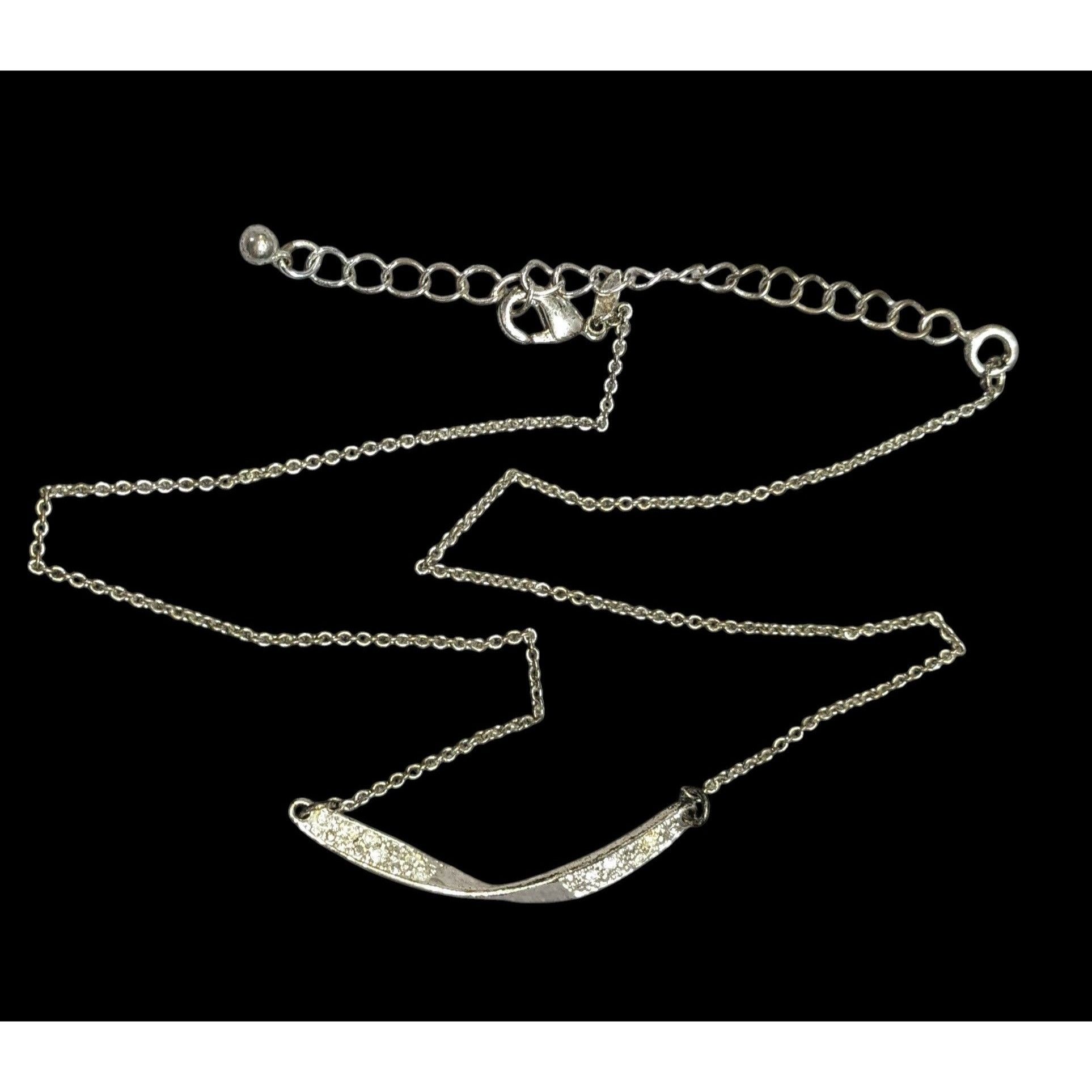 Other Vintage Avon Mona Twist Rhinestone Necklace Size ONE SIZE - 1 Thumbnail