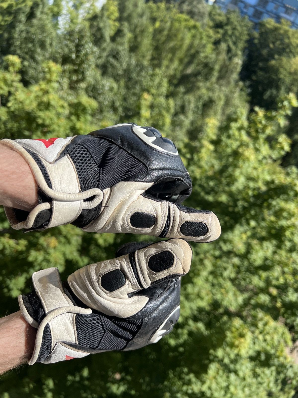 Dainese Vintage Y2K Dainese punk rock biker moto gloves leather