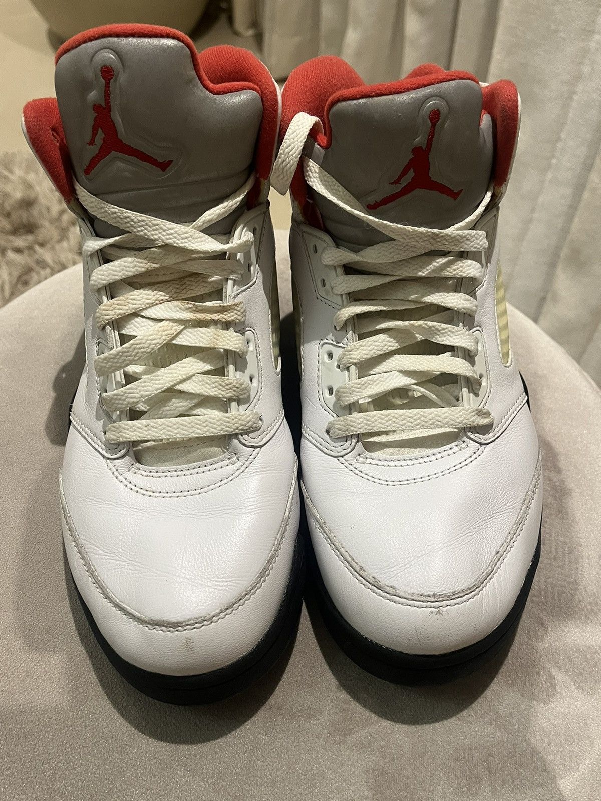Jordan Brand Nike Air Jordan 5 Retro "Fire Red" Size US 8 / EU 41 - 3 Thumbnail