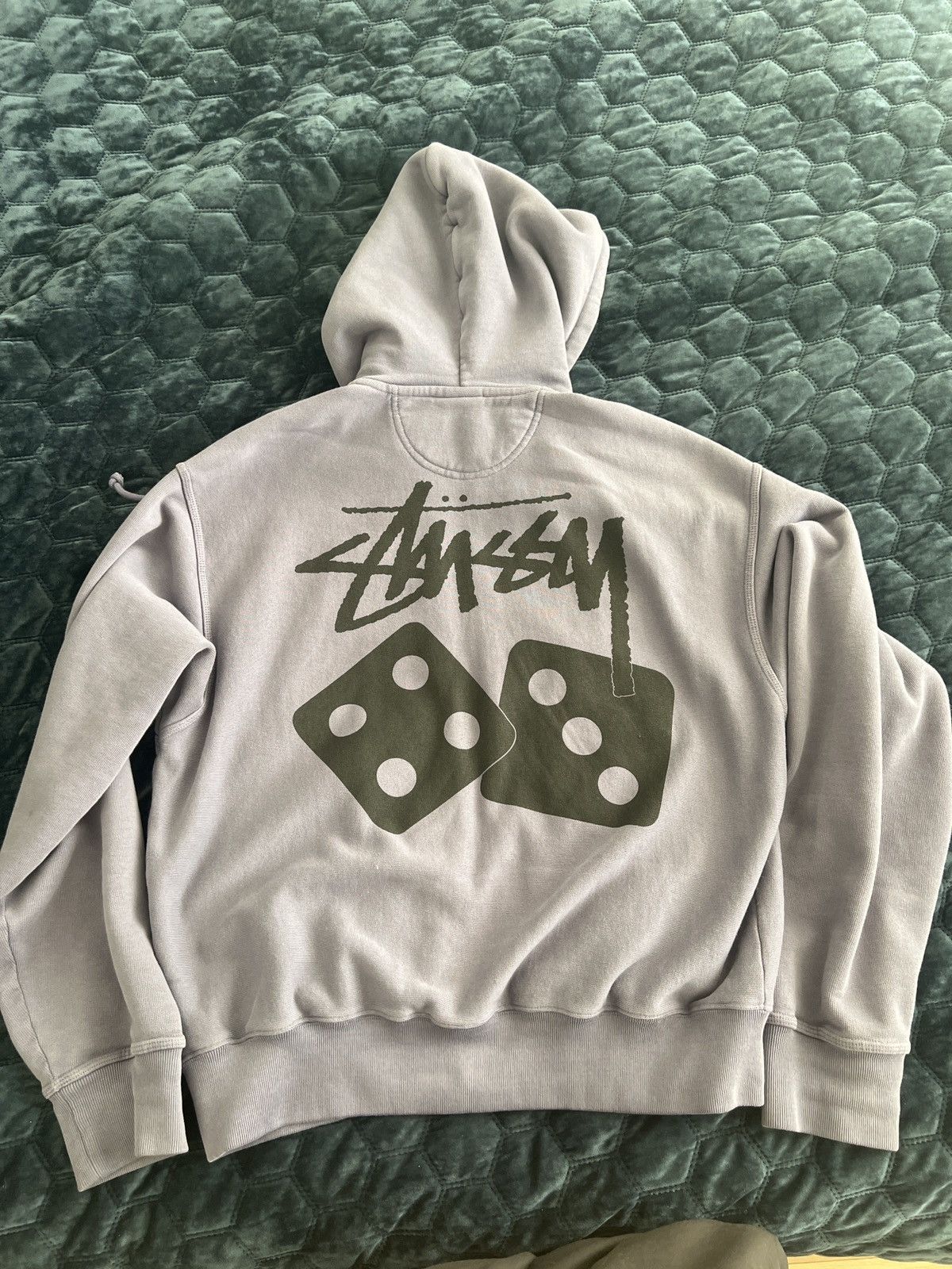 Stussy DICE ZIP HOODIE PIGMENT DYED Size US L / EU 52-54 / 3 - 2 Thumbnail