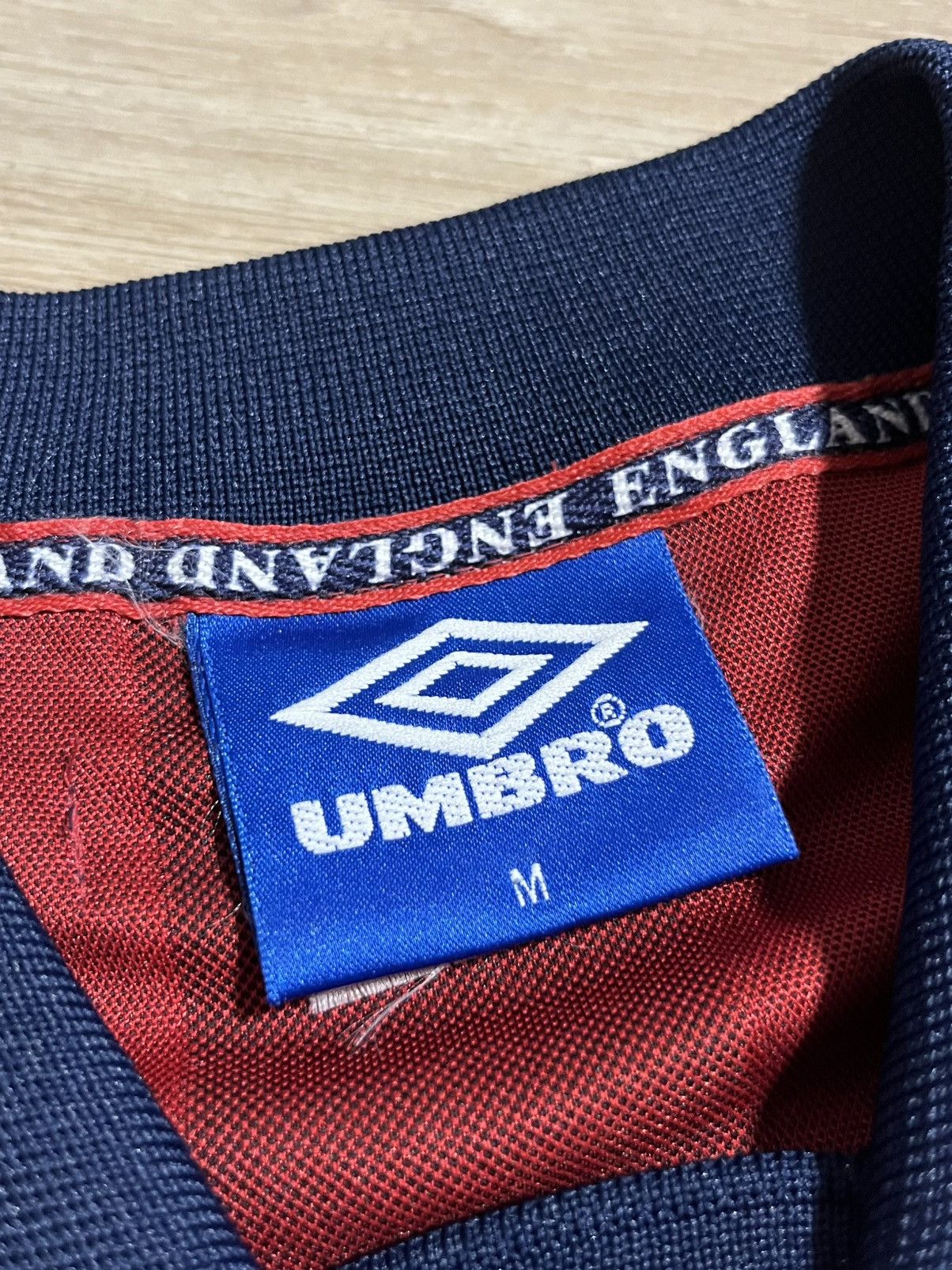 Umbro Vintage 90s Team England 1997-1999 Umbro Soccer Jersey Size US M / EU 48-50 / 2 - 5 Thumbnail