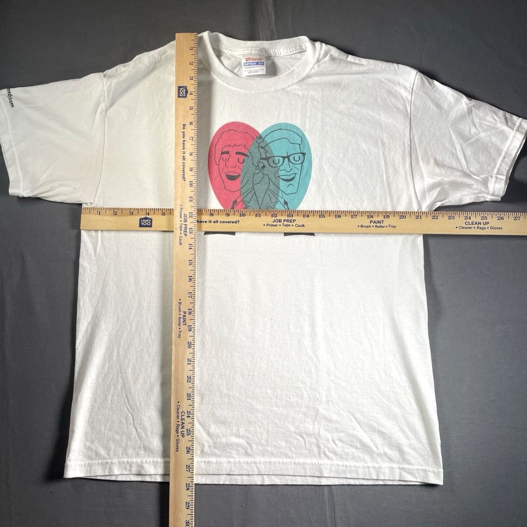 Vintage Lewis Lewberger shirt T-Shirt Mens L White Keith Habersberger Alex Lewis Try Guys Shirt Size US L / EU 52-54 / 3 - 2 Thumbnail