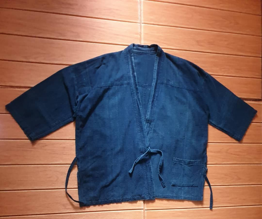 Kiminori Morishita Kimono traditional Japanese blue colour denim Size US L / EU 52-54 / 3 - 4 Thumbnail