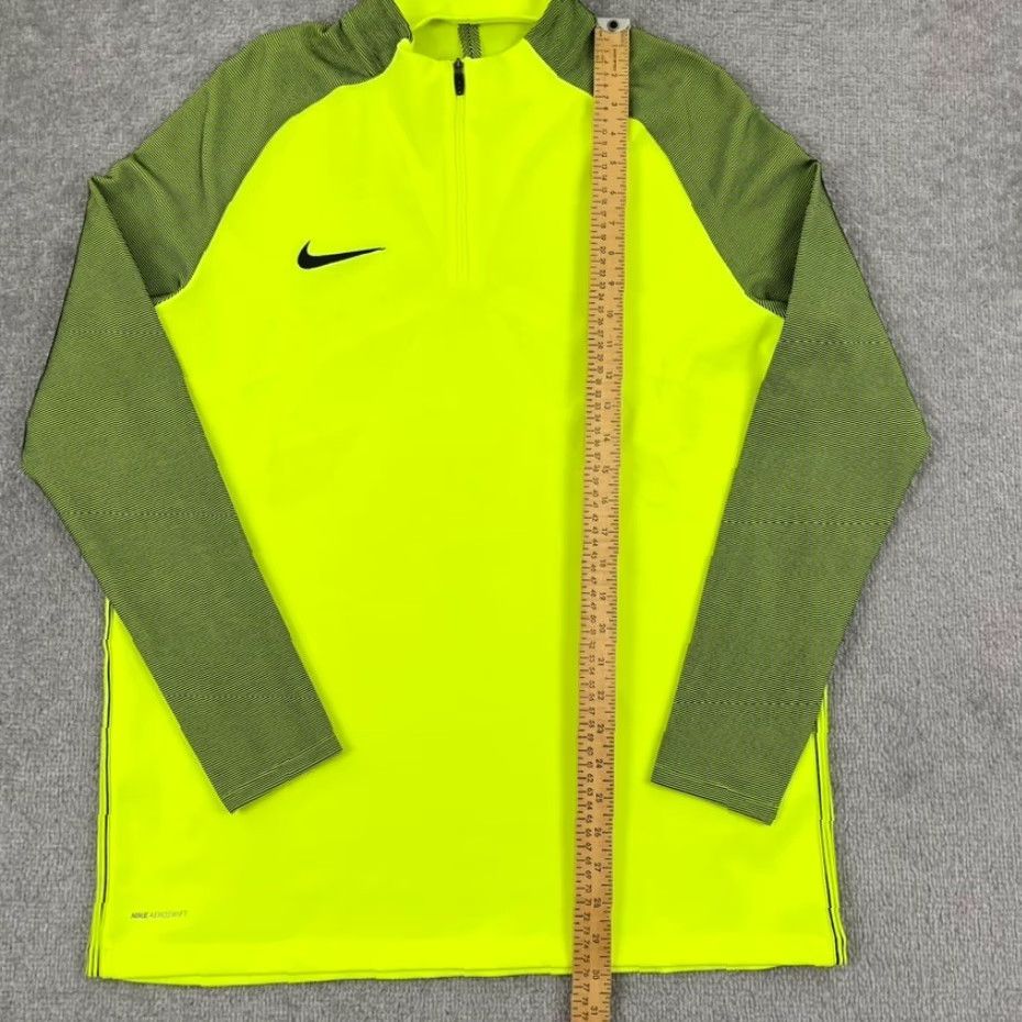 Nike Nike Jacket Men XL Neon Bright Green Soccer Football Training Pullover Size US XL / EU 56 / 4 - 5 Thumbnail