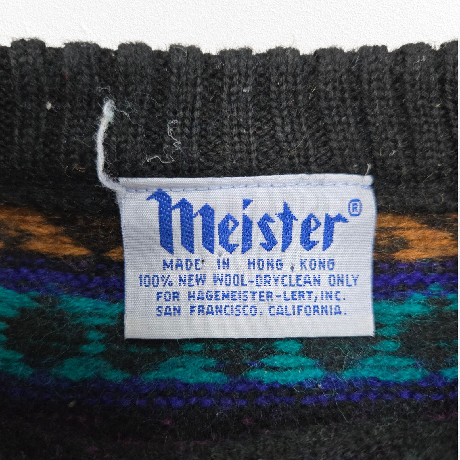 Vintage Vintage Meister Wool Knit Sweater Small Size S / US 4 / IT 40 - 6 Thumbnail