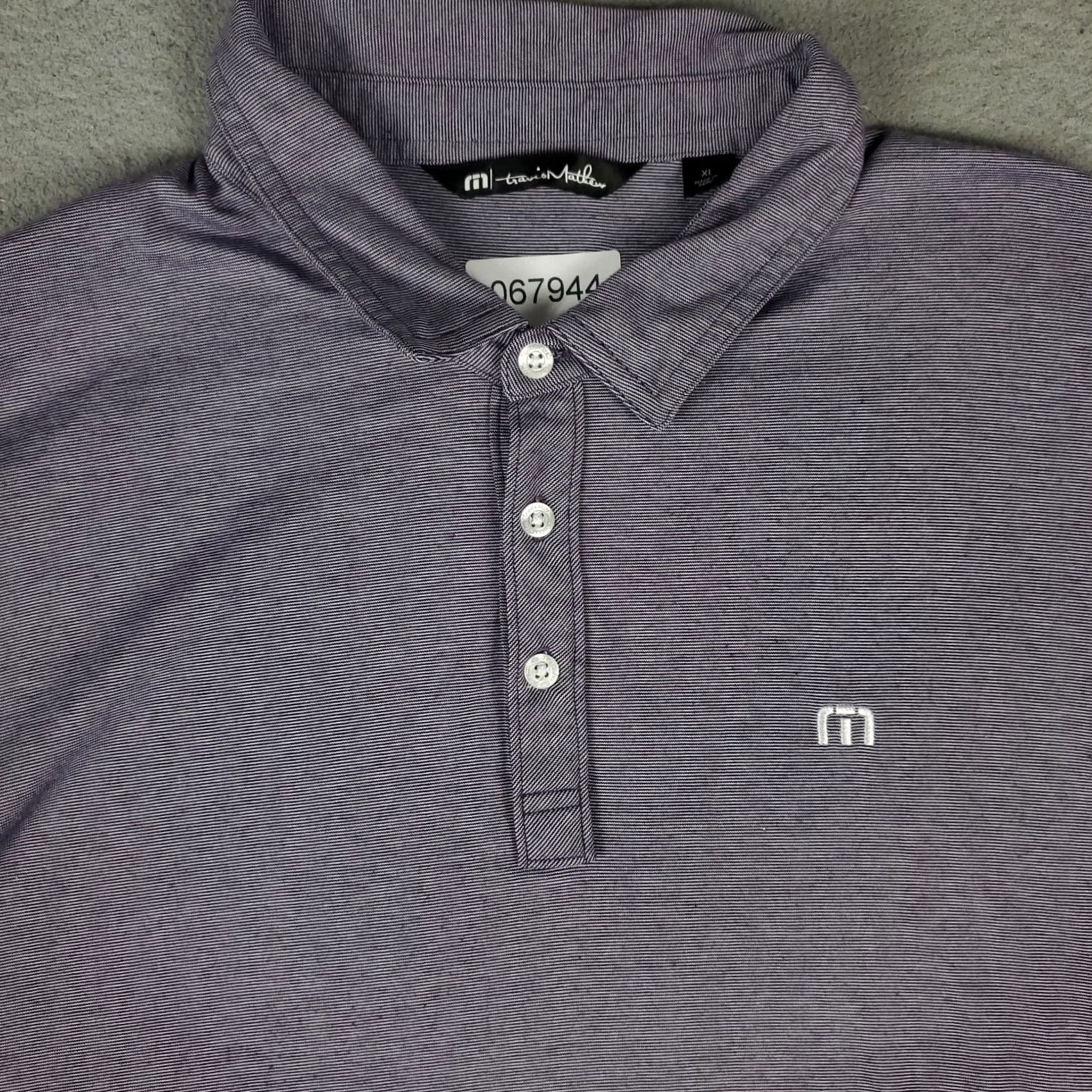 TravisMathew Travis Mathew Polo Shirt Mens XL Purple Golf Casual Short Sleeve Shirt Size US XL / EU 56 / 4 - 2 Thumbnail
