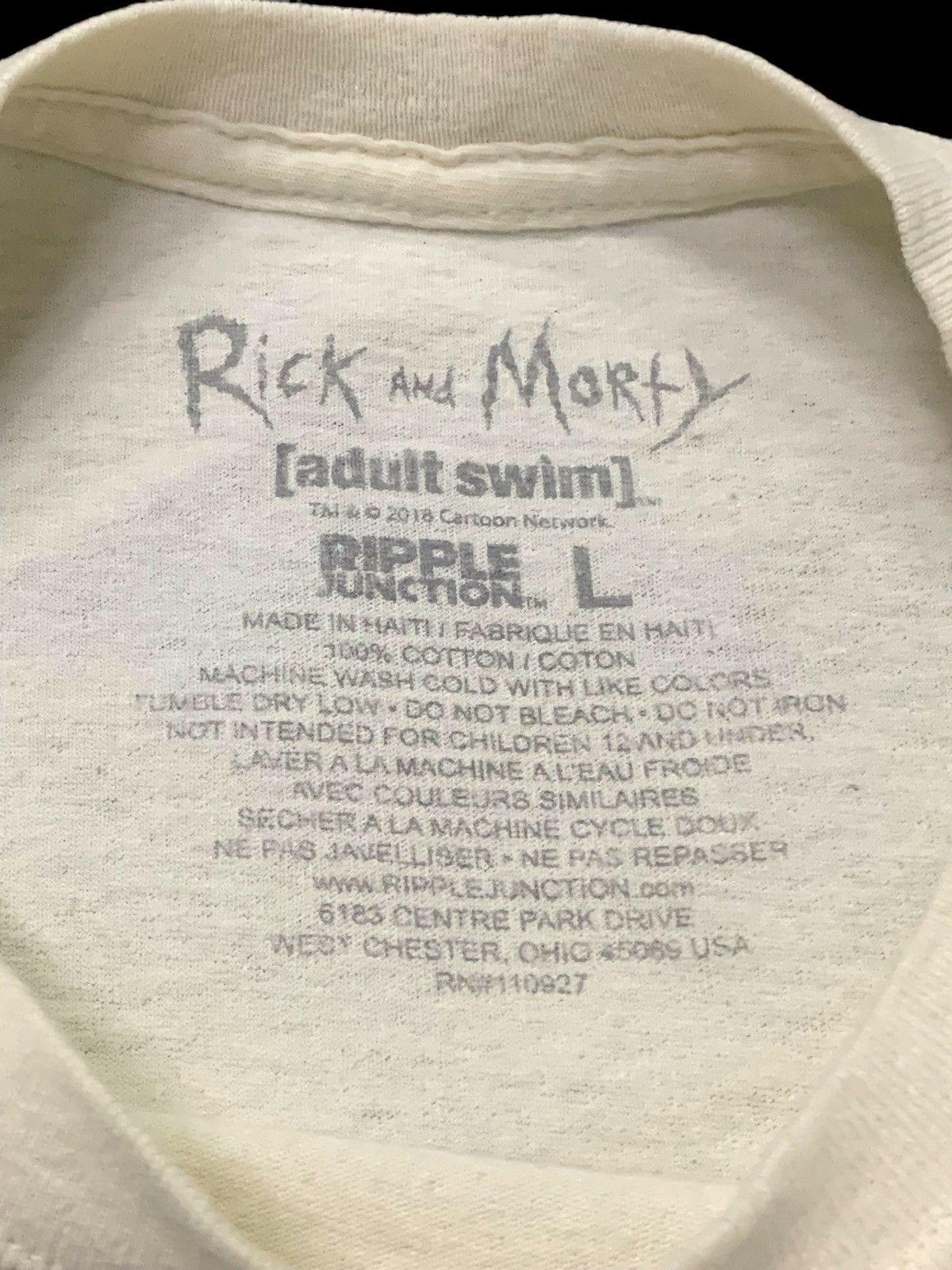 Ripple Junction Rare Rick Morty Vitruvian Rick Leonardo Da Vinci Art Tee Size US L / EU 52-54 / 3 - 6 Thumbnail