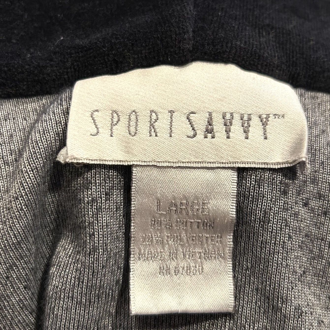 Vintage Vtg Sport Savvy Tracksuit Hooded Top Bottom Women L Black Velour 90s Jogger Set Activewear Running & Jogging Size L / US 10 / IT 46 - 7 Thumbnail