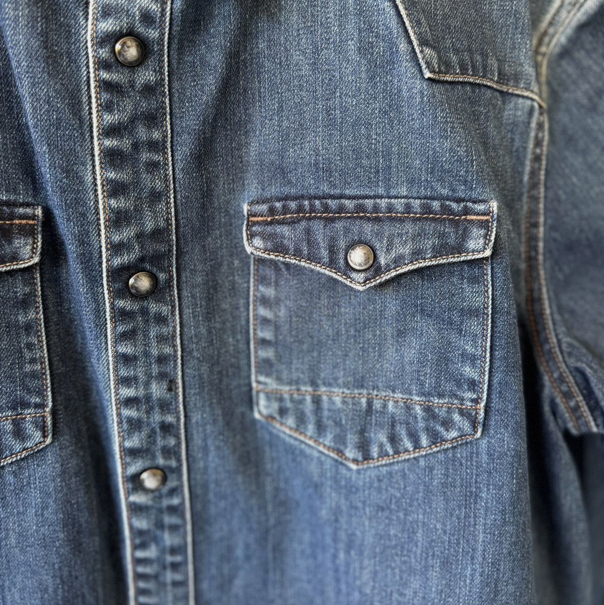 Allsaints AllSaints Slim Fit Denim Shirt – Men’s L Size US L / EU 52-54 / 3 - 9 Thumbnail