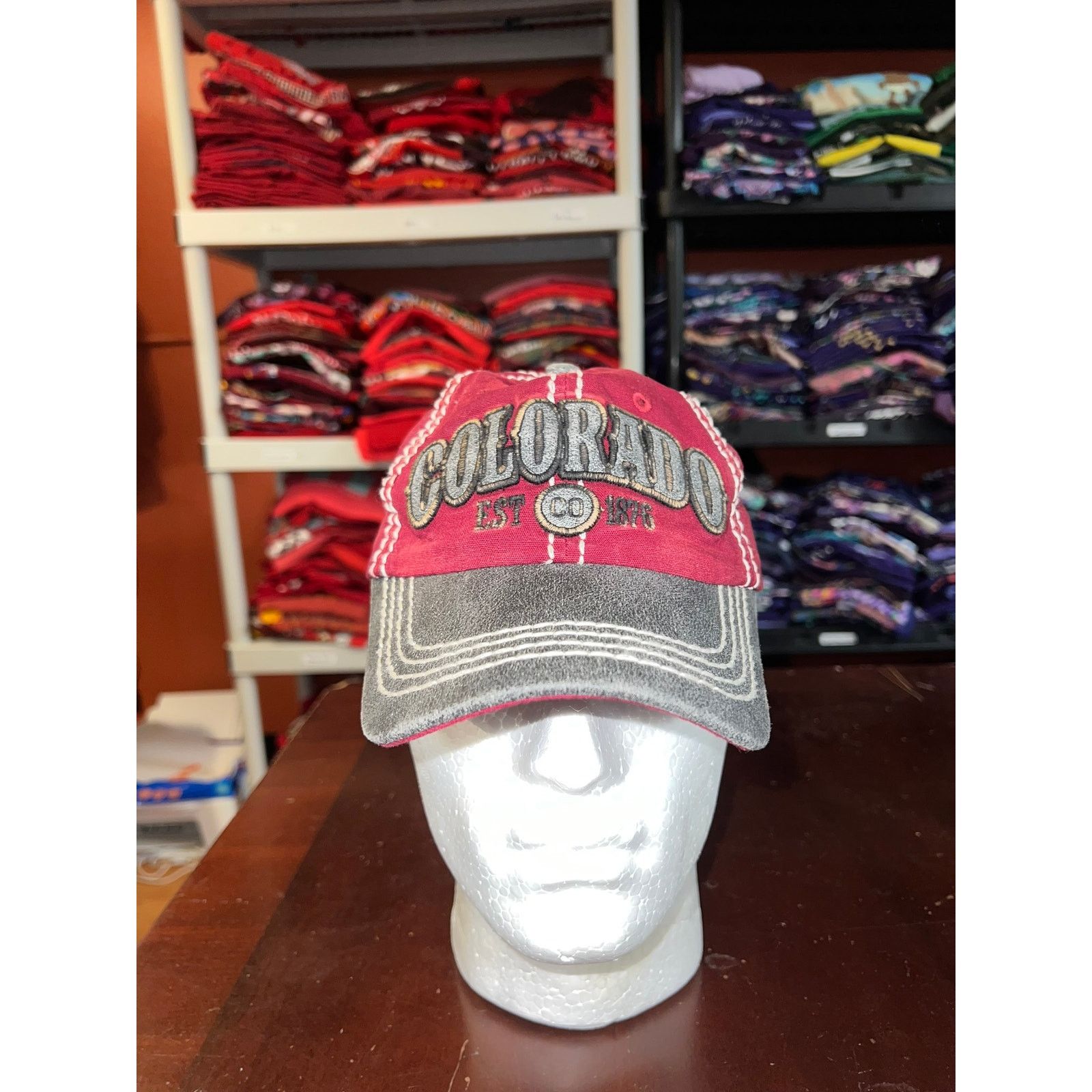 Robin Ruth Robin Ruth Hat Colroado State Destination Red Cap Headwear Size ONE SIZE - 1 Thumbnail