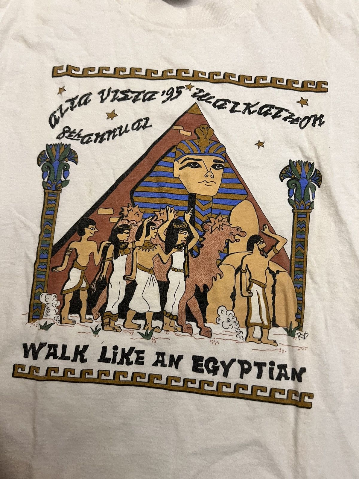 Vintage × basketcase gallery Vintage Single Stitch Azza Vista 1995 Walkathon Size US S / EU 44-46 / 1 - 2 Thumbnail