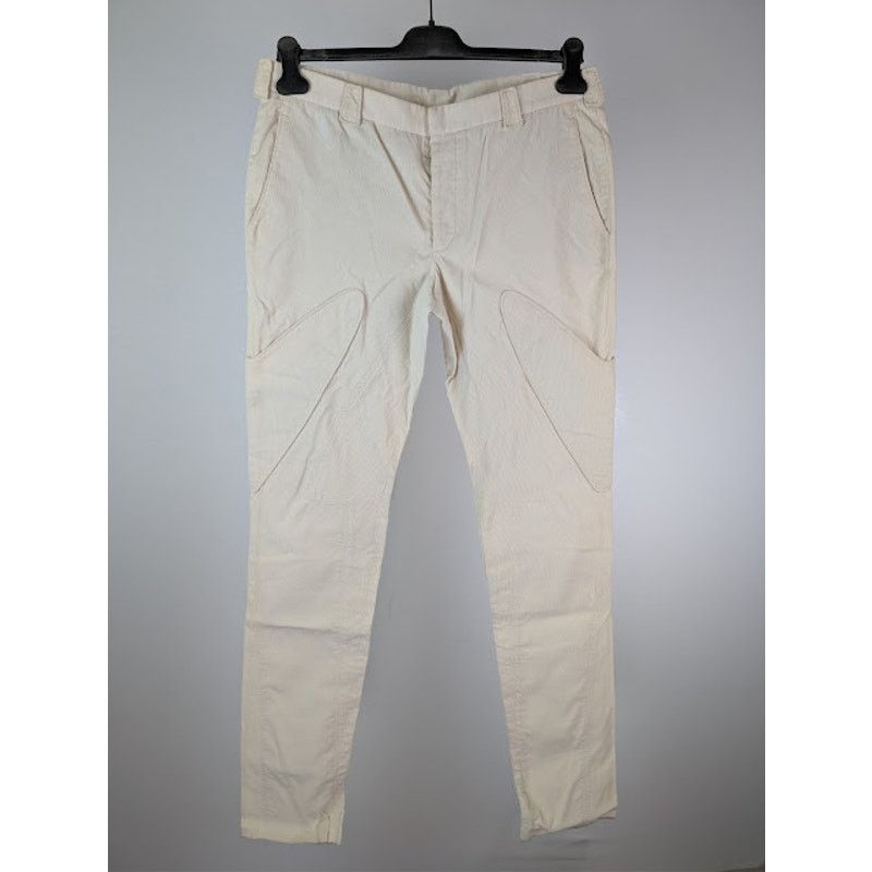 Jil Sander o1rshd1 Slim Fit Chino Pants in Ivory Size US 34 / EU 50 - 1 Thumbnail