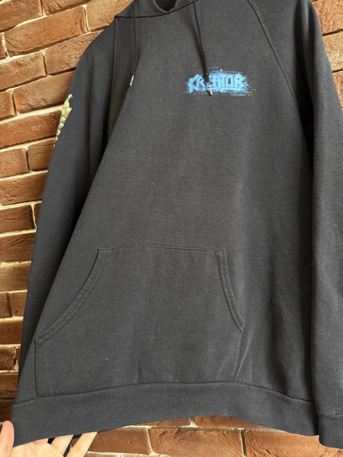 Band Tees Vintage 90s Kreator Thrash Metal Band Hoodie L black Size US L / EU 52-54 / 3 - 4 Thumbnail