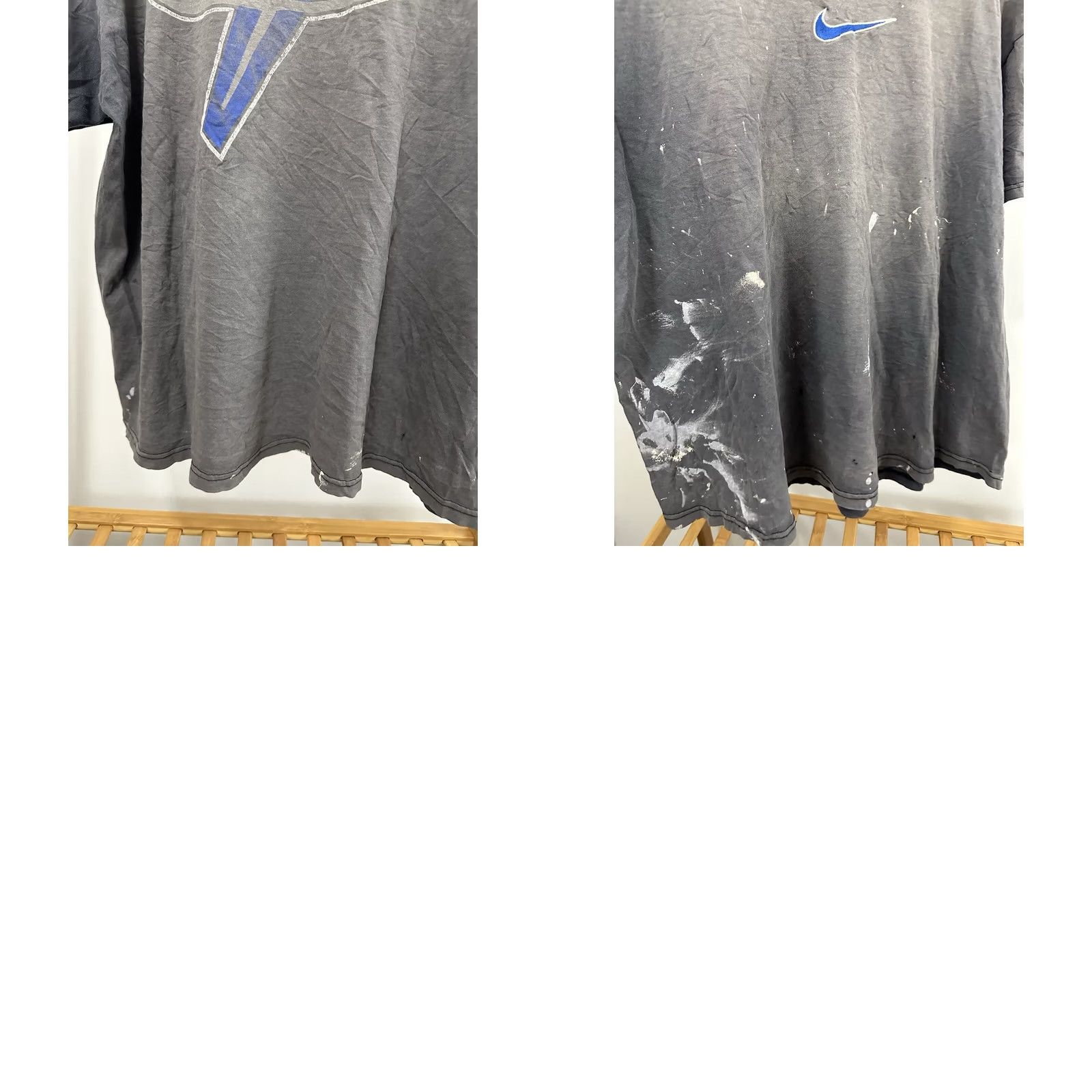 Nike VTG Nike T-Shirt Mens L Black 90s Penny Hardaway NBA Gradient Sun Faded Distressed Worn Grunge Orlando Basketball Size US L / EU 52-54 / 3 - 8 Thumbnail