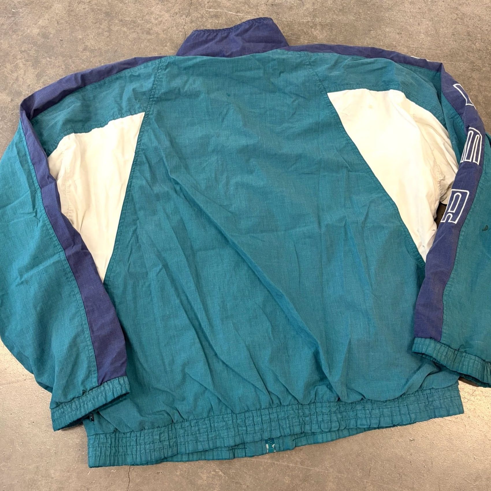 Puma VINTAGE Y2k 90's Puma Retro Embroidered Track Jacket Full Zip Men's XL Blue Size XL / US 12-14 / IT 48-50 - 2 Thumbnail