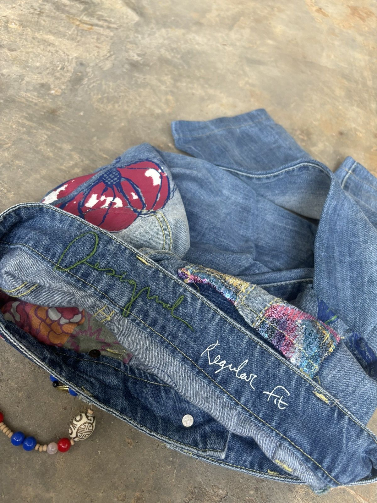 Hysteric Glamour Y2k Floral Hysteric Glamour style Denim Unisex Size US 28 / EU 44 - 11 Thumbnail