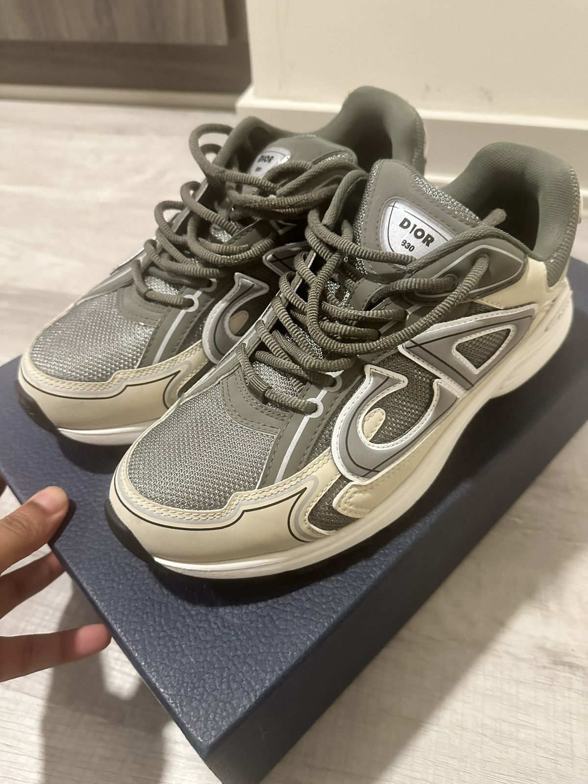 Dior Christian Dior b30 olive/cream Size US 9 / EU 42 - 4 Thumbnail