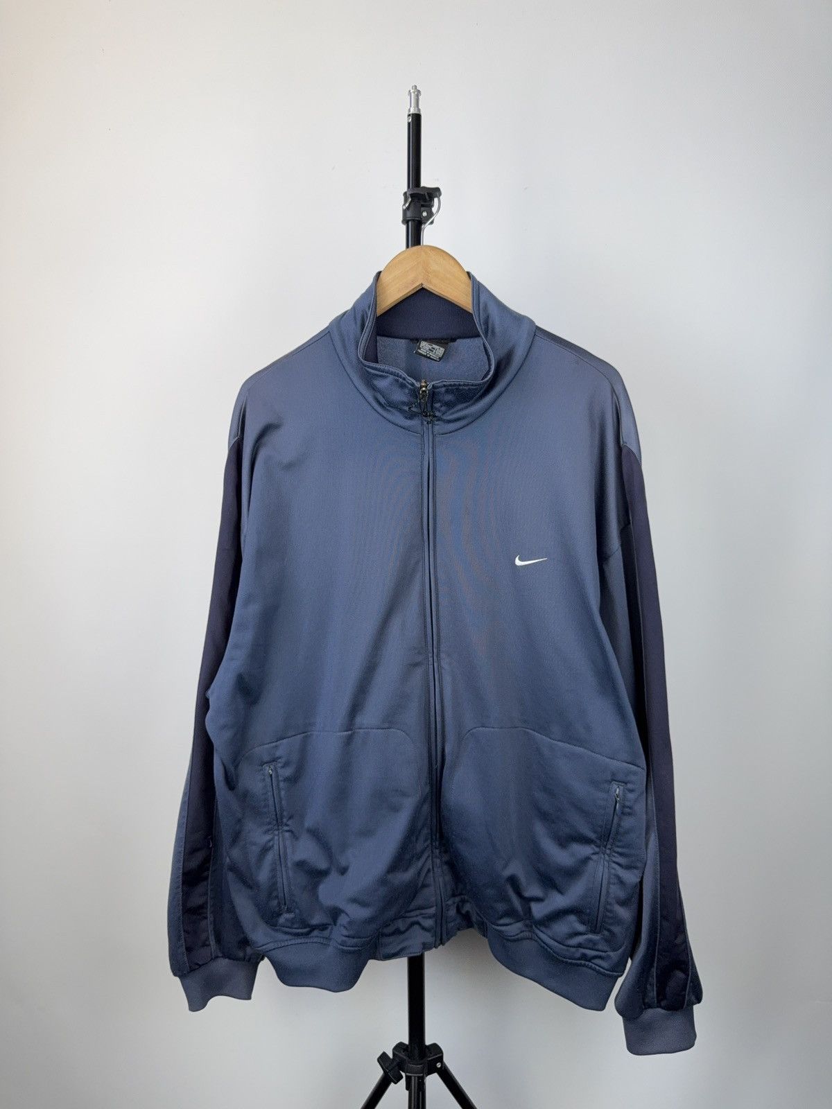 Nike × Vintage Vintage 90s Nike Zip hoodie travis scott style rare retro Size US L / EU 52-54 / 3 - 2 Thumbnail