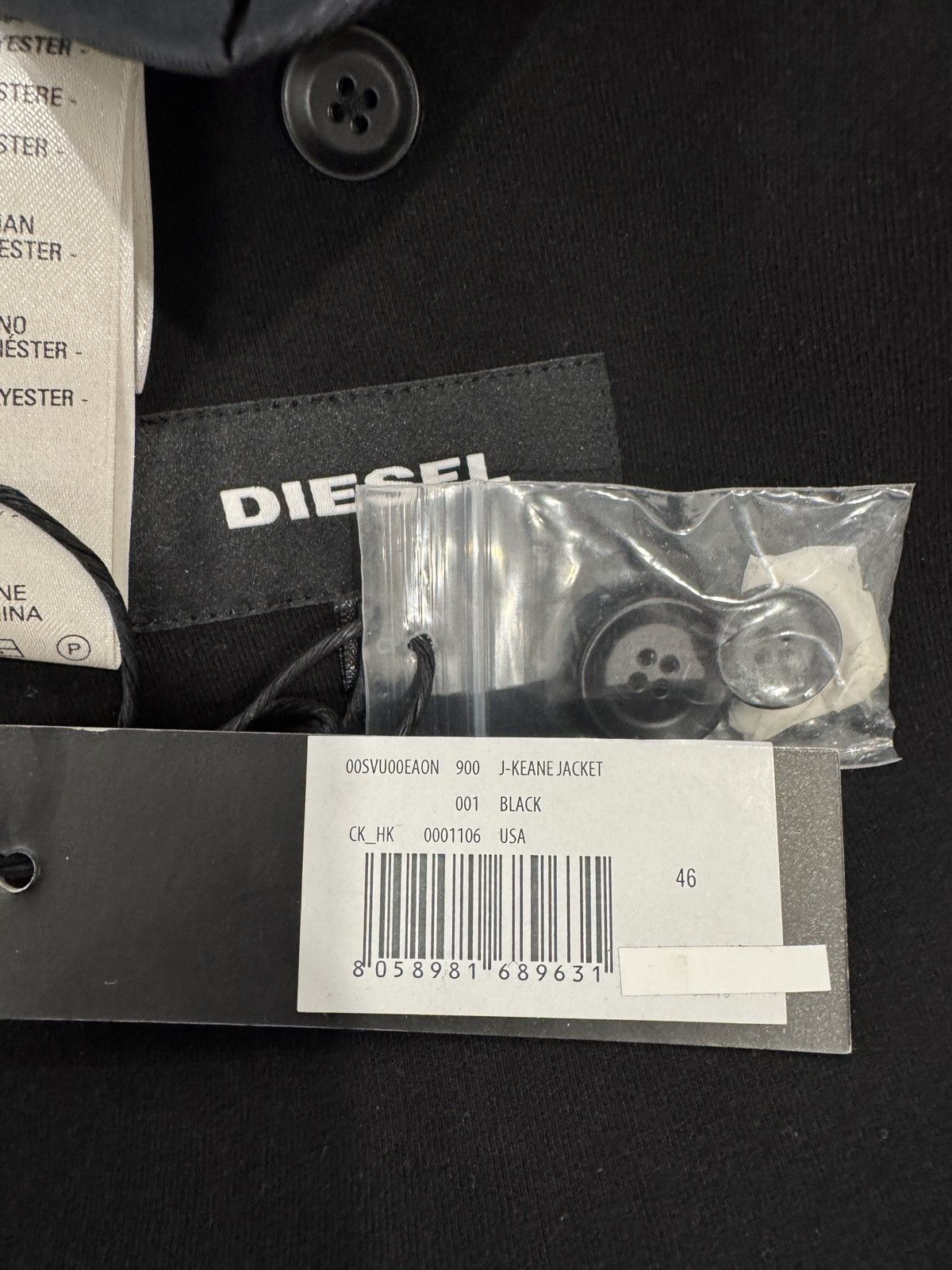 Diesel Diesel J keane jacket Size 46S - 5 Thumbnail