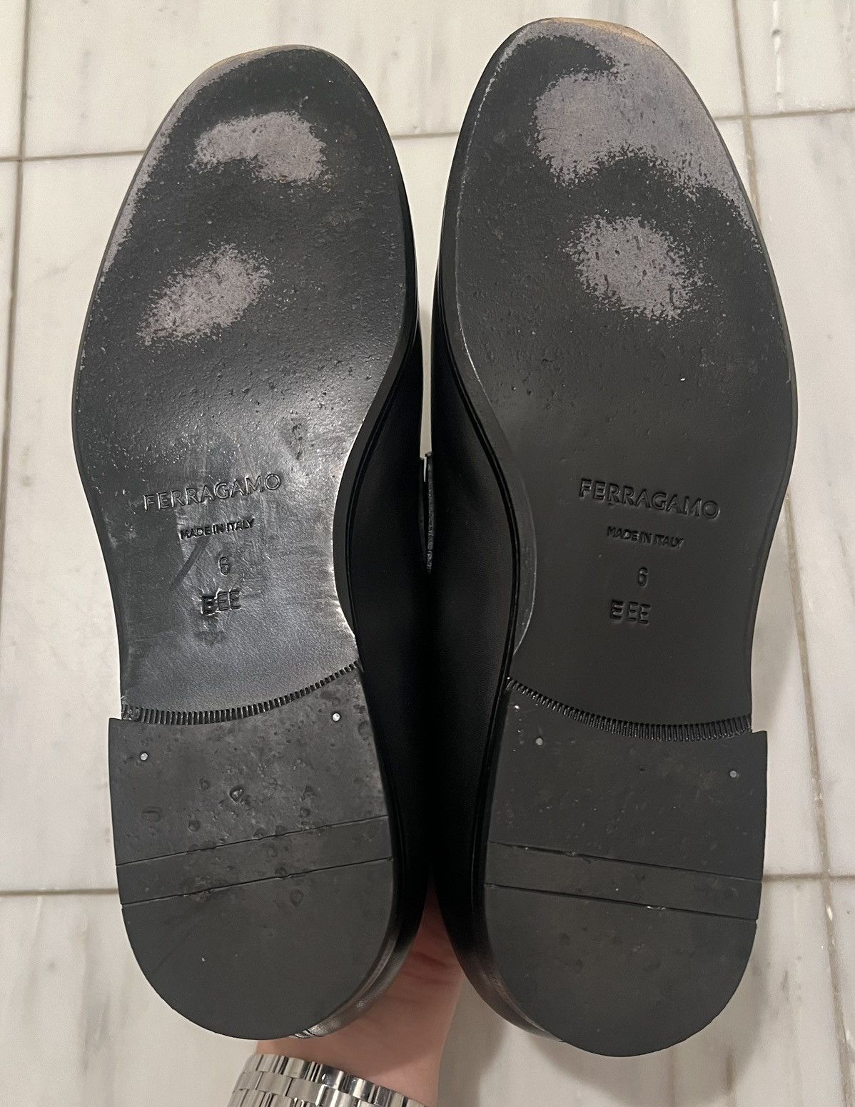 Salvatore Ferragamo Gancini-Buckle Slip-On Loafers Size US 6 / EU 39 - 9 Thumbnail