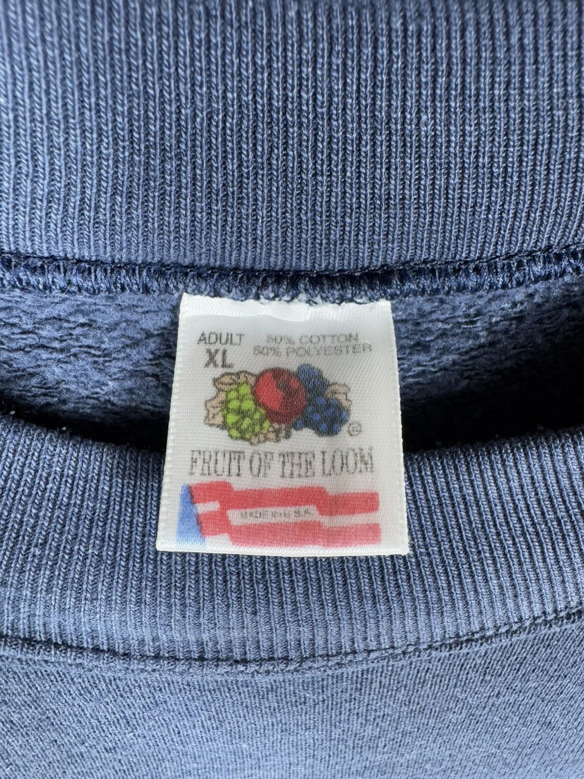 Fruit Of The Loom Vintage Sun Faded University UCLA Big Logo Sweatshirt Size US XL / EU 56 / 4 - 5 Thumbnail
