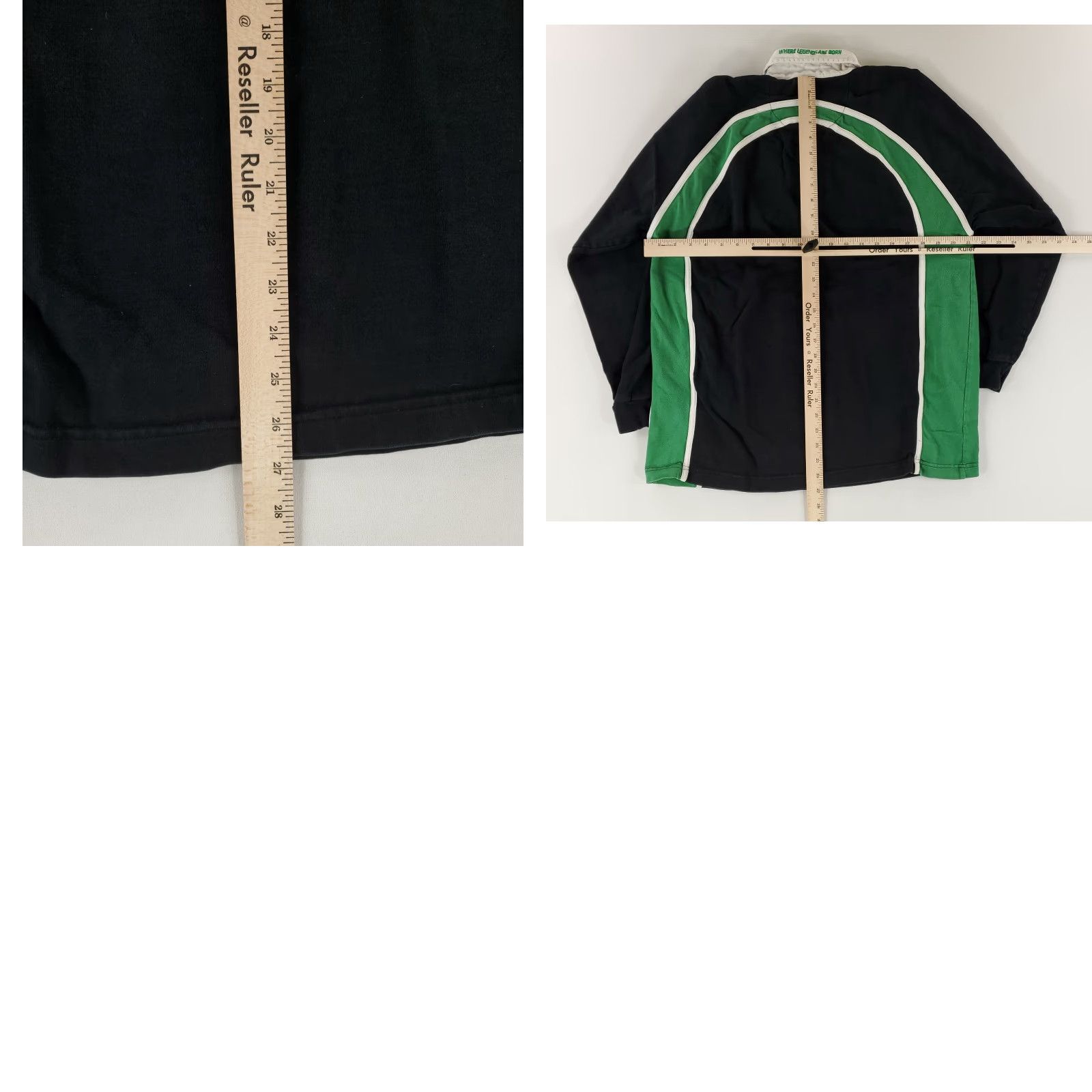 Vintage Landsdowne Rugby Shirt Ireland Black Green Long Sleeve Mens L Size US L / EU 52-54 / 3 - 8 Thumbnail